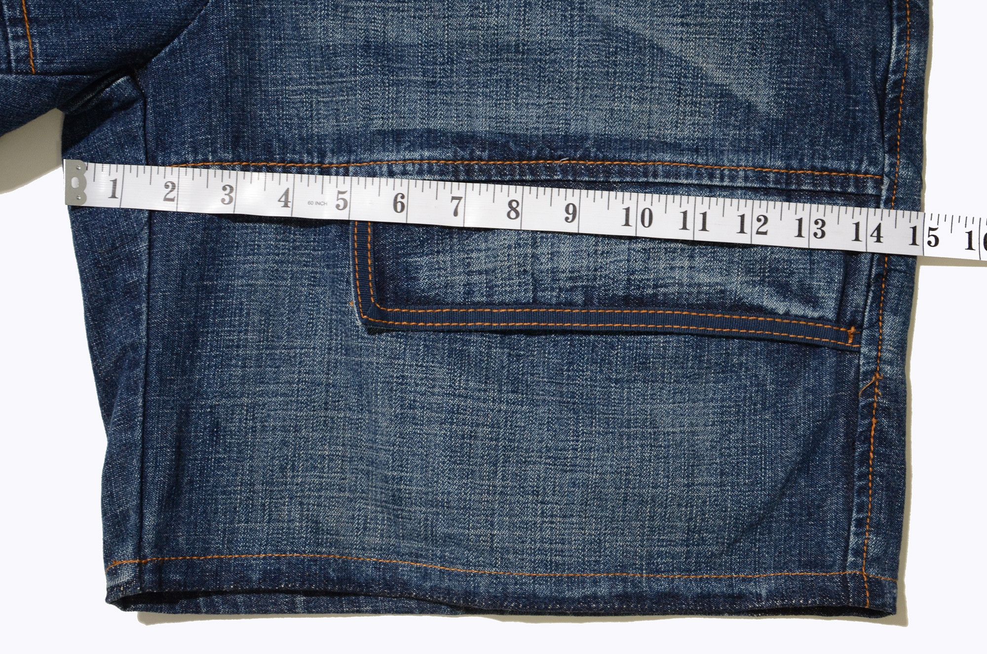 Marithe + Francois Girbaud M+FG Shorts Cargo Denim Y2K Hiphop 2006 Craft Size US 36 / EU 52 - 14 Thumbnail