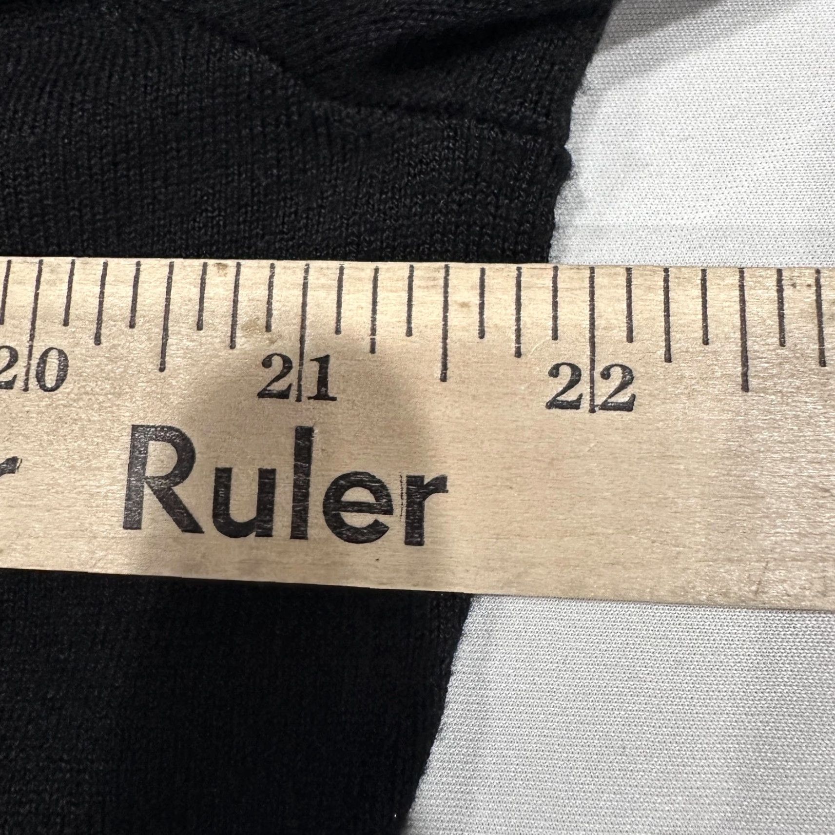 Jones New York Jones New York Sweater Womens 3X Black Hooded Tie Neck Pullover Long Sleeve Size XXL / US 16-18 / IT 52-54 - 7 Thumbnail