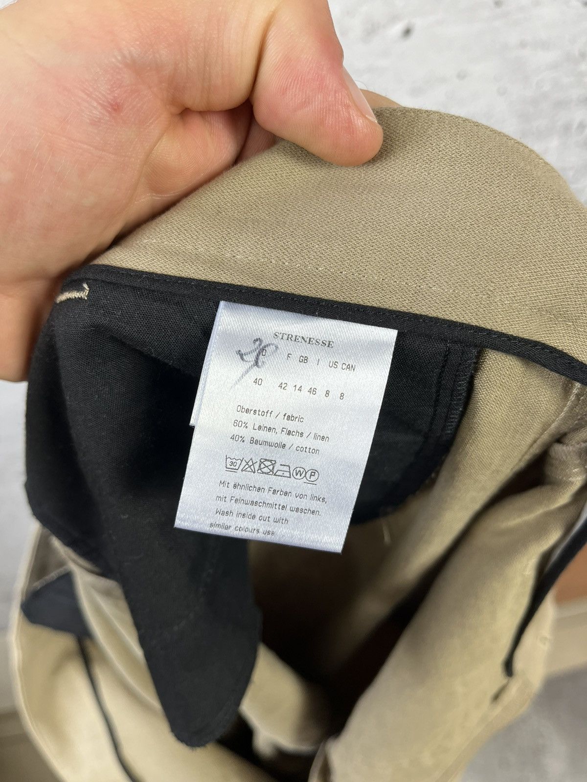 Designer × Japanese Brand Strenesse Lien Pants Size US 32 / EU 48 - 8 Thumbnail