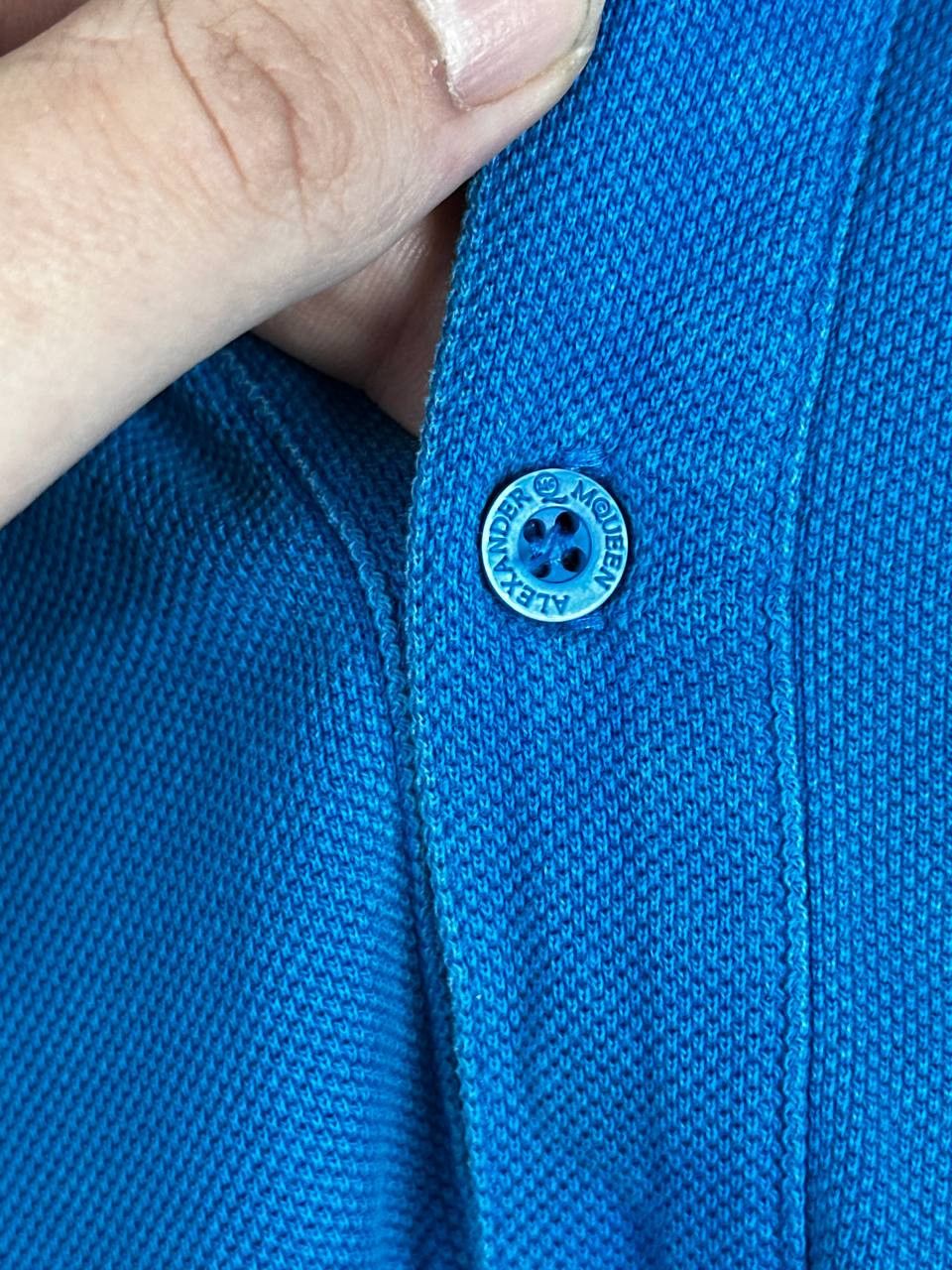 Alexander McQueen MCQ Alexander McQueen Blue Polo Shirt Size US S / EU 44-46 / 1 - 9 Thumbnail