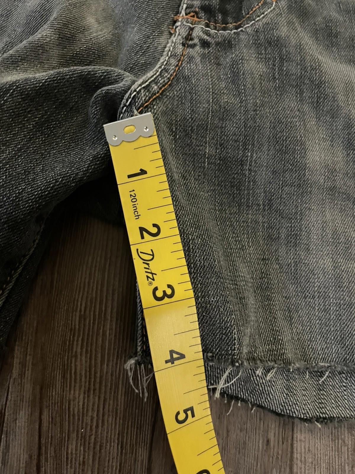 Other Vintage Five Elementz Baggy Distressed Denim Shorts Grey 34 Size US 34 / EU 50 - 4 Thumbnail