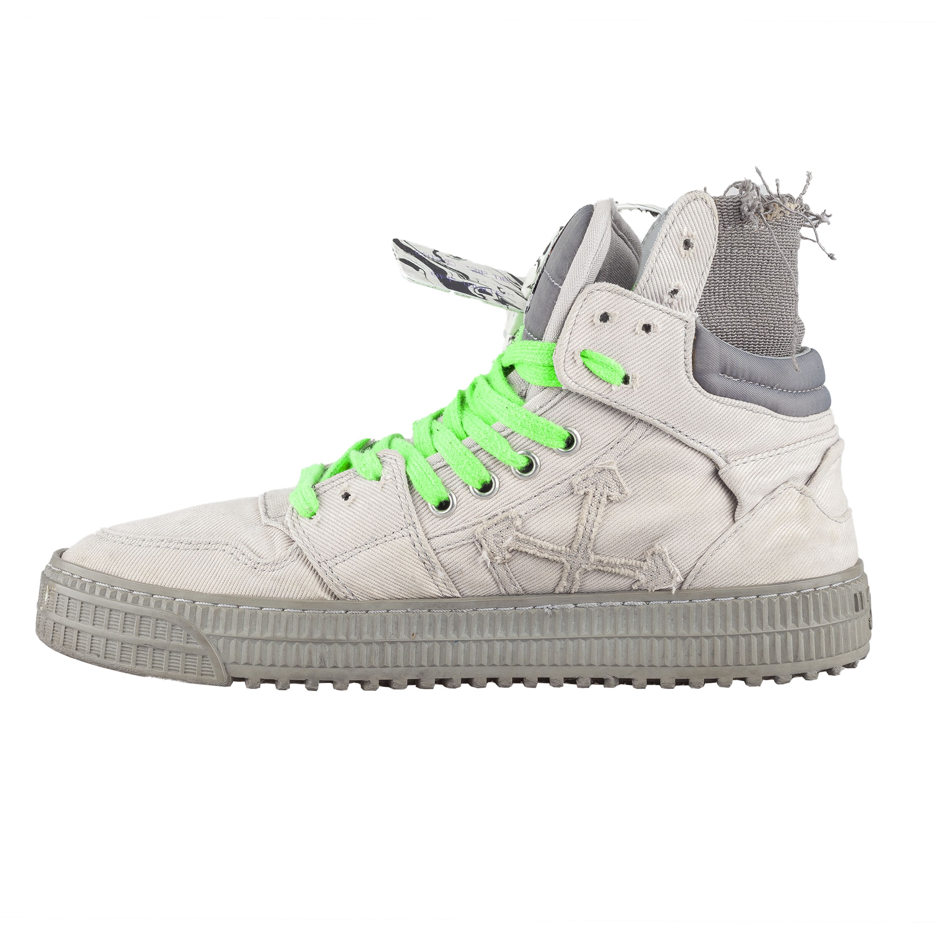 Off-White OFF-WHITE FW 2019 Off Court 3.0 High Top Sneakers (40 EU) Size US 7 / EU 40 - 8 Thumbnail