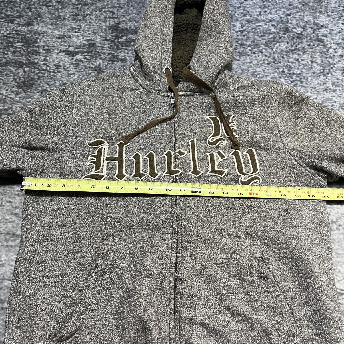 Hurley Vintage Y2K Hurley Grunge Skater Fleece Zip Up Hoodie Small Size US S / EU 44-46 / 1 - 9 Thumbnail