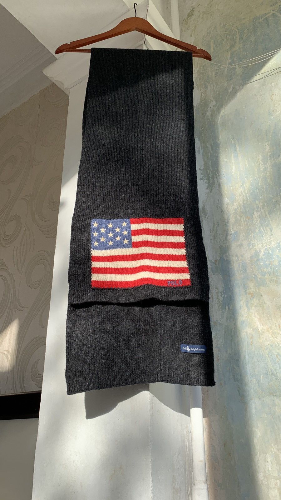 Vintage 🇺🇸 Polo Ralph Lauren USA Scarf Y2K VTG Hype Size ONE SIZE - 8 Thumbnail