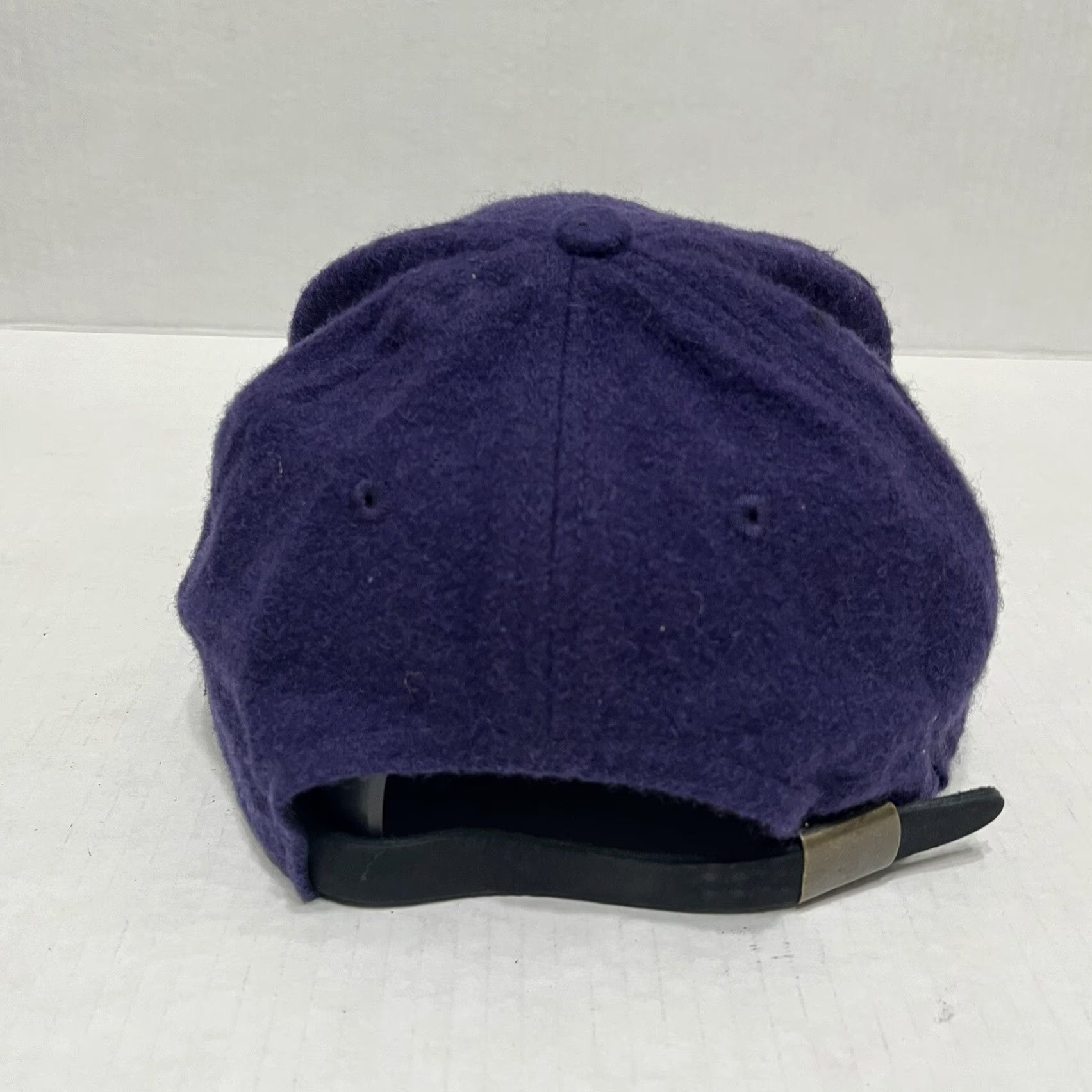 Etro VINTAGE Columbia Sportswear Hat Cap Strap Back Purple Retro Wool Embroidered Size ONE SIZE - 5 Thumbnail