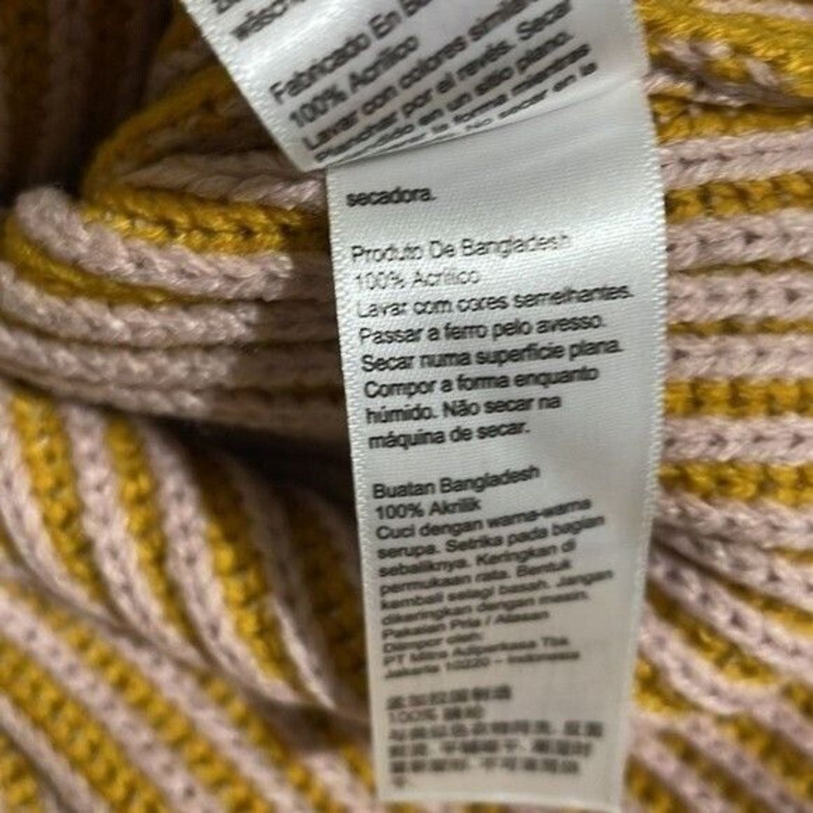 Topshop Top Shop Sweater Womens 4/6 NWT MockNeck Oversized Yellow Size S / US 4 / IT 40 - 13 Thumbnail