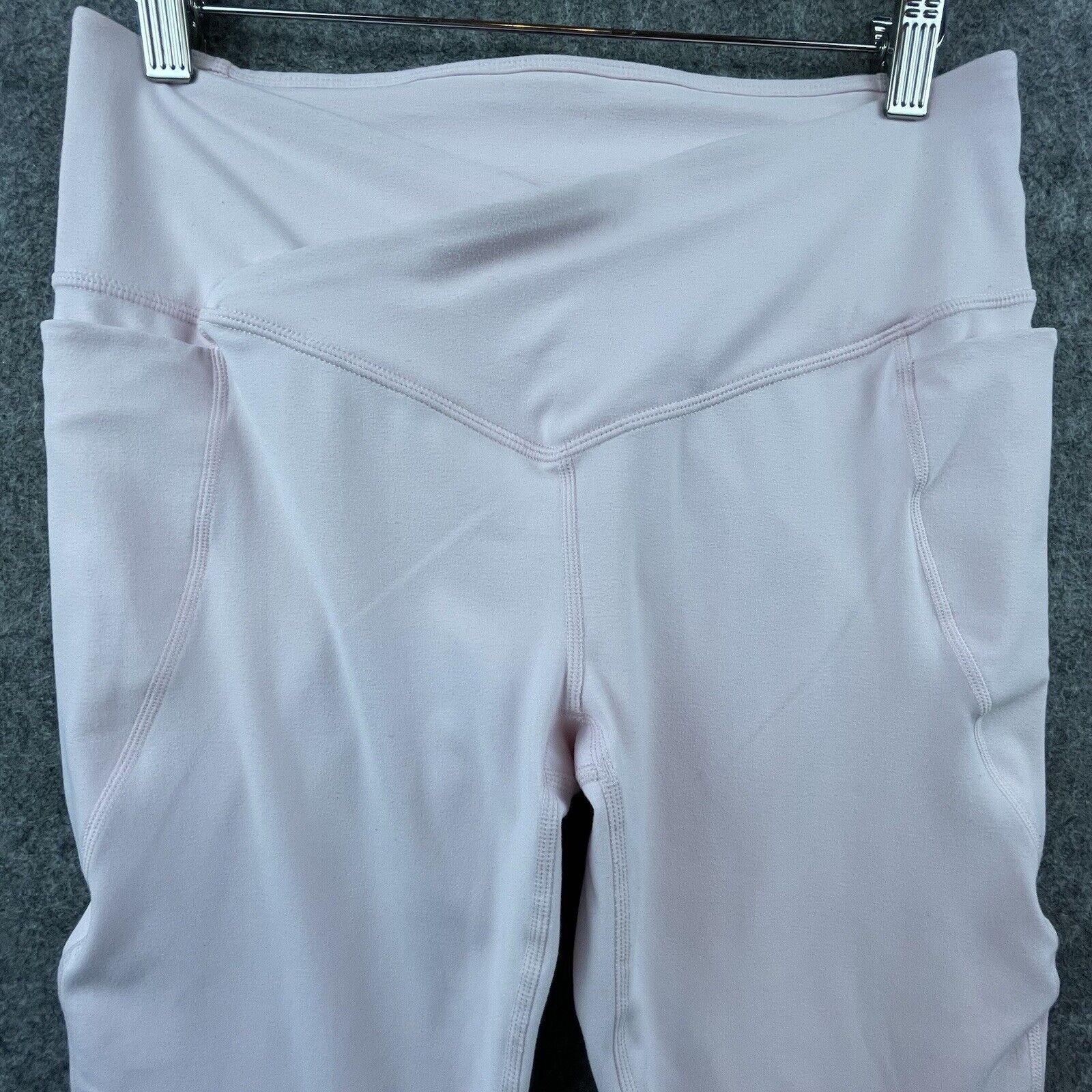 Fabletics Pure Luxe Fabletics Pants Womens Small Pink Cross Waist Crop Size 28" / US 6 / IT 42 - 5 Thumbnail
