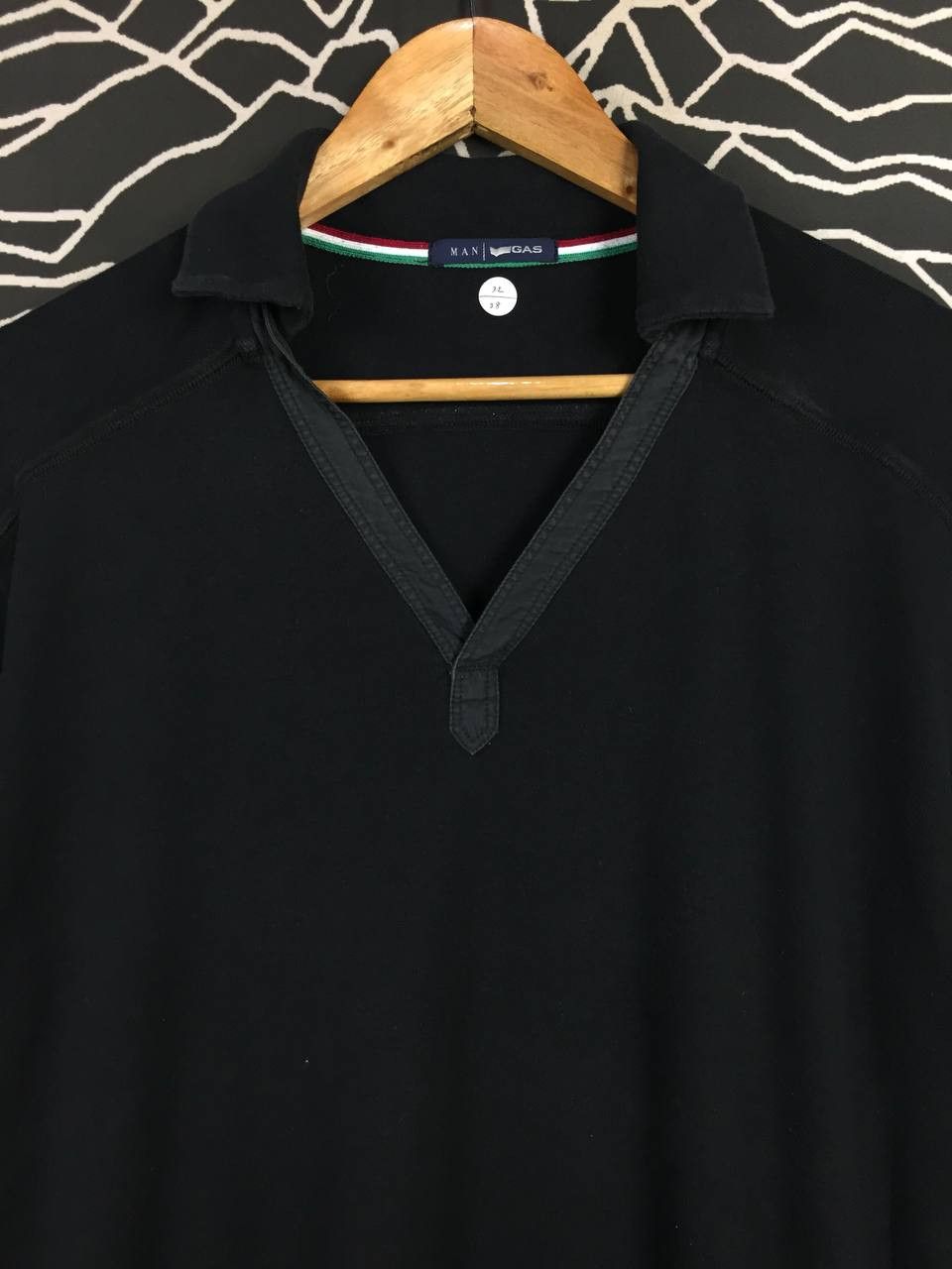 GAS GAS Made In Italy Smart Casual Open Collar Polo Shirt Size US L / EU 52-54 / 3 - 3 Thumbnail