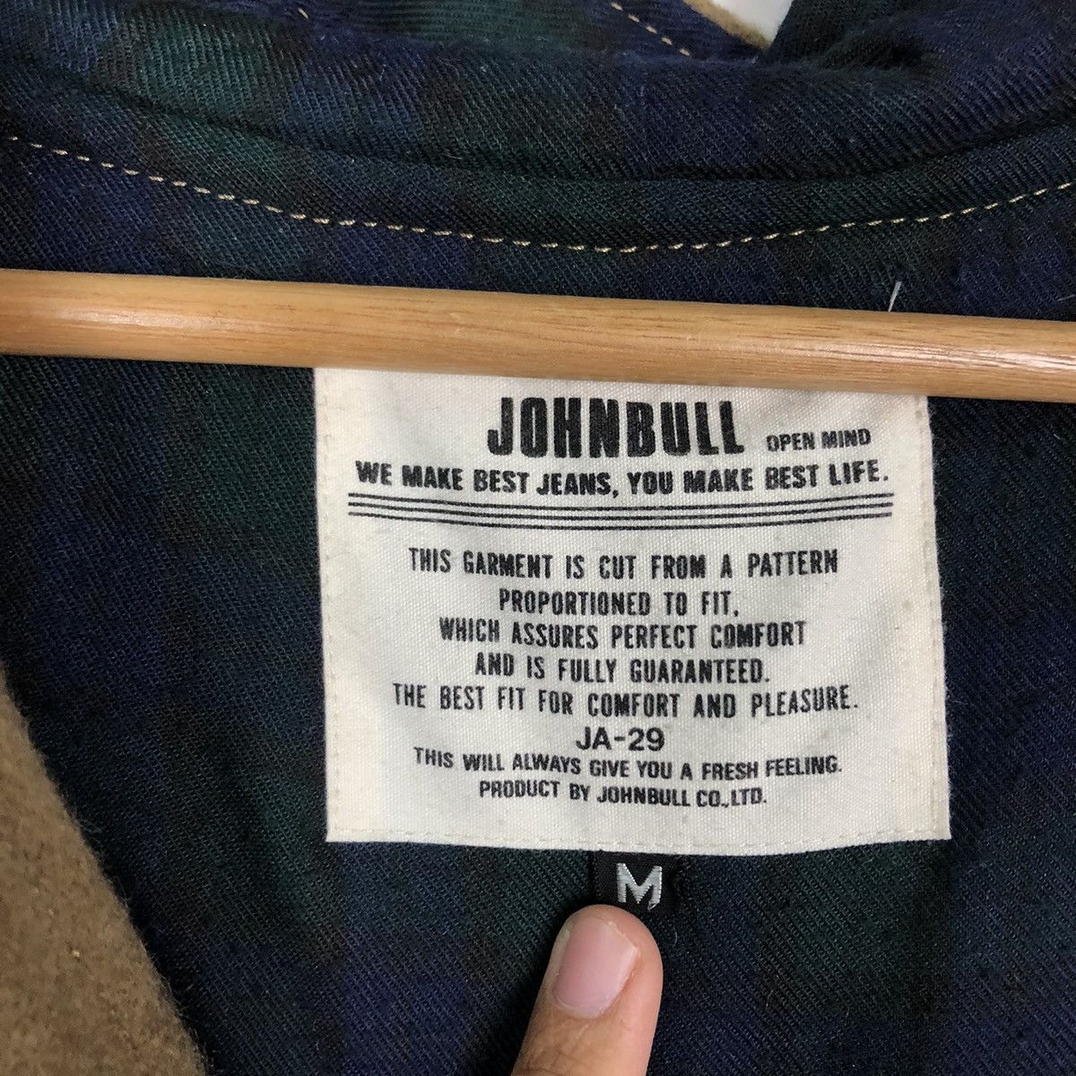 Japanese Brand VINTAGE WOOL JACKET JOHNBULL JAPAN ISSEY MIYAKE Size US M / EU 48-50 / 2 - 13 Thumbnail