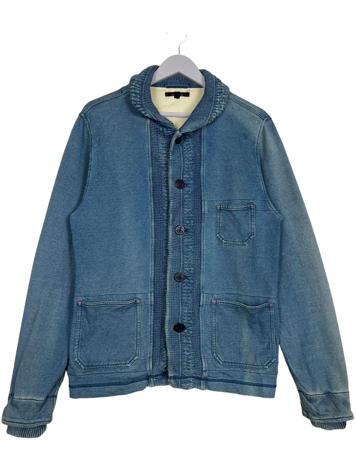 Ciaopanic 🔥 CIAOPANIC INDIGO SHAWL COLAR NAVY JACKET Size US M / EU 48-50 / 2 - 1 Thumbnail