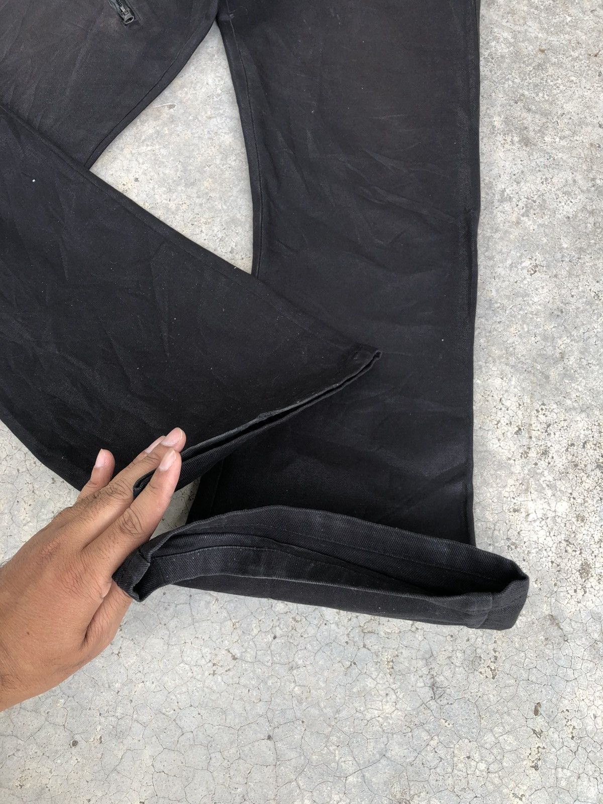 If Six Was Nine Semantic Design Flared Jeans Wax Jeans Size US 32 / EU 48 - 17 Thumbnail