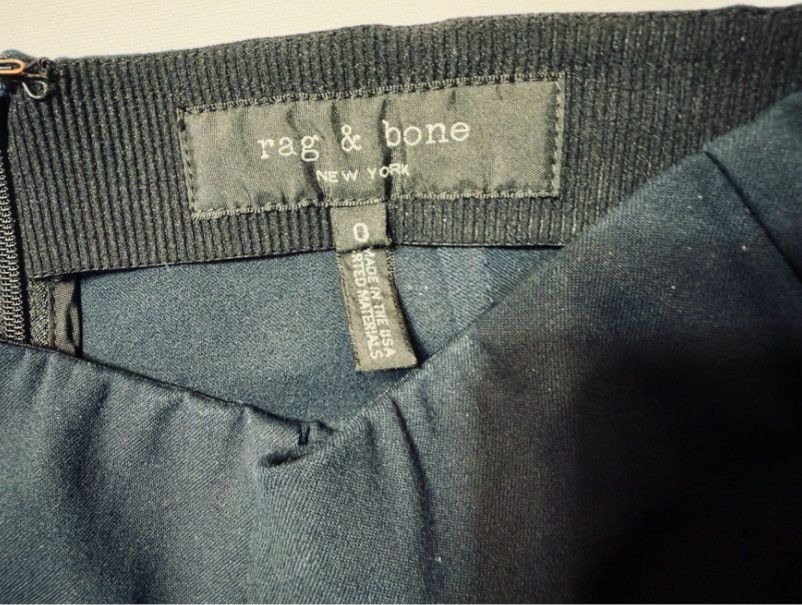 Rag & Bone Rag & Bone New York Women’s Navy Blue Slim Trousers – Size 0 Size 25" / US 0 / IT 36 - 3 Thumbnail