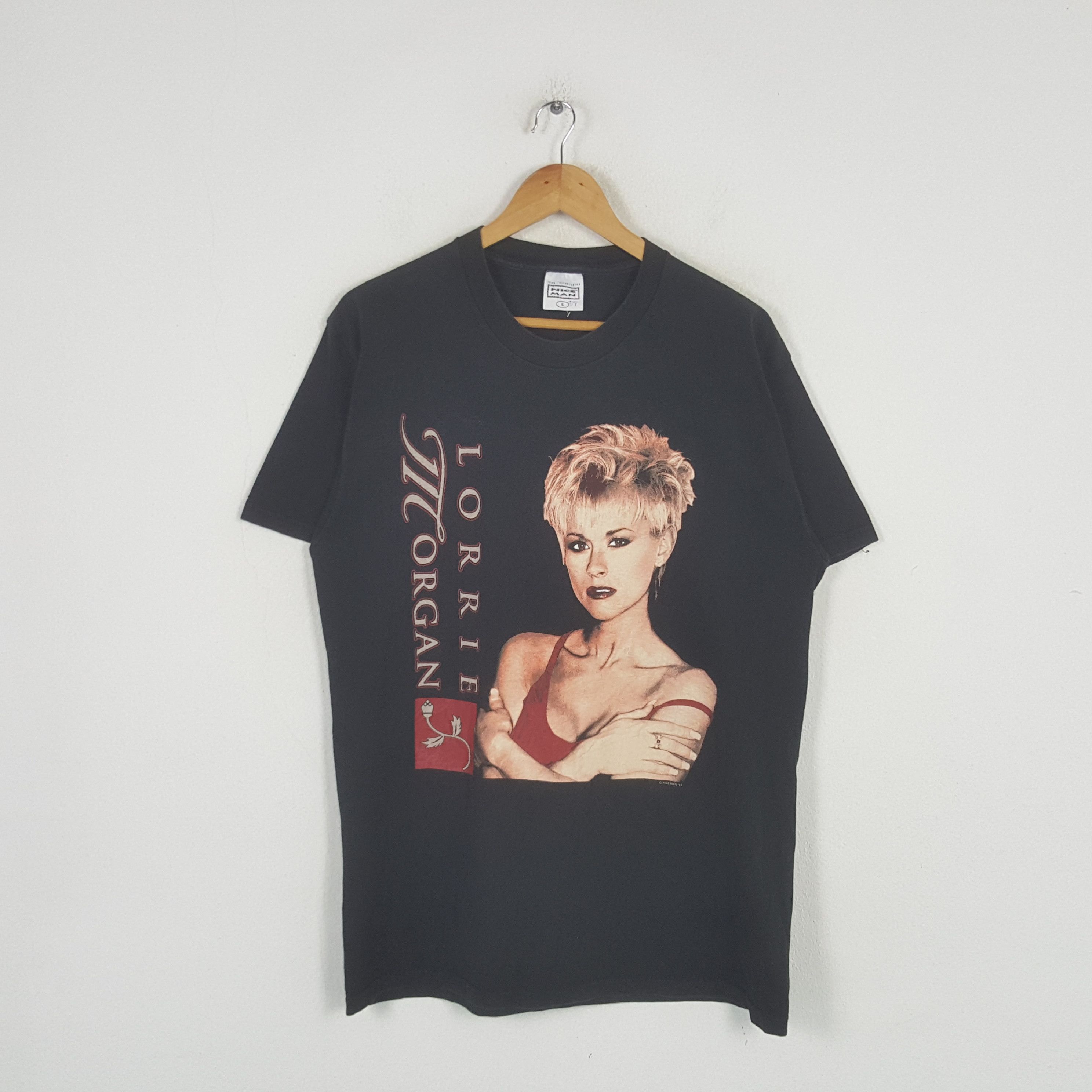 Band Tees Vintage Lorrie Morgan American Solo Singer 90's Tshirt 31 Size US L / EU 52-54 / 3 - 1 Thumbnail