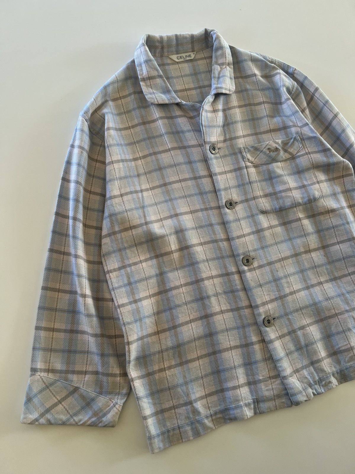 Celine Celine Paris Shirt Button Up Size US M / EU 48-50 / 2 - 2 Thumbnail