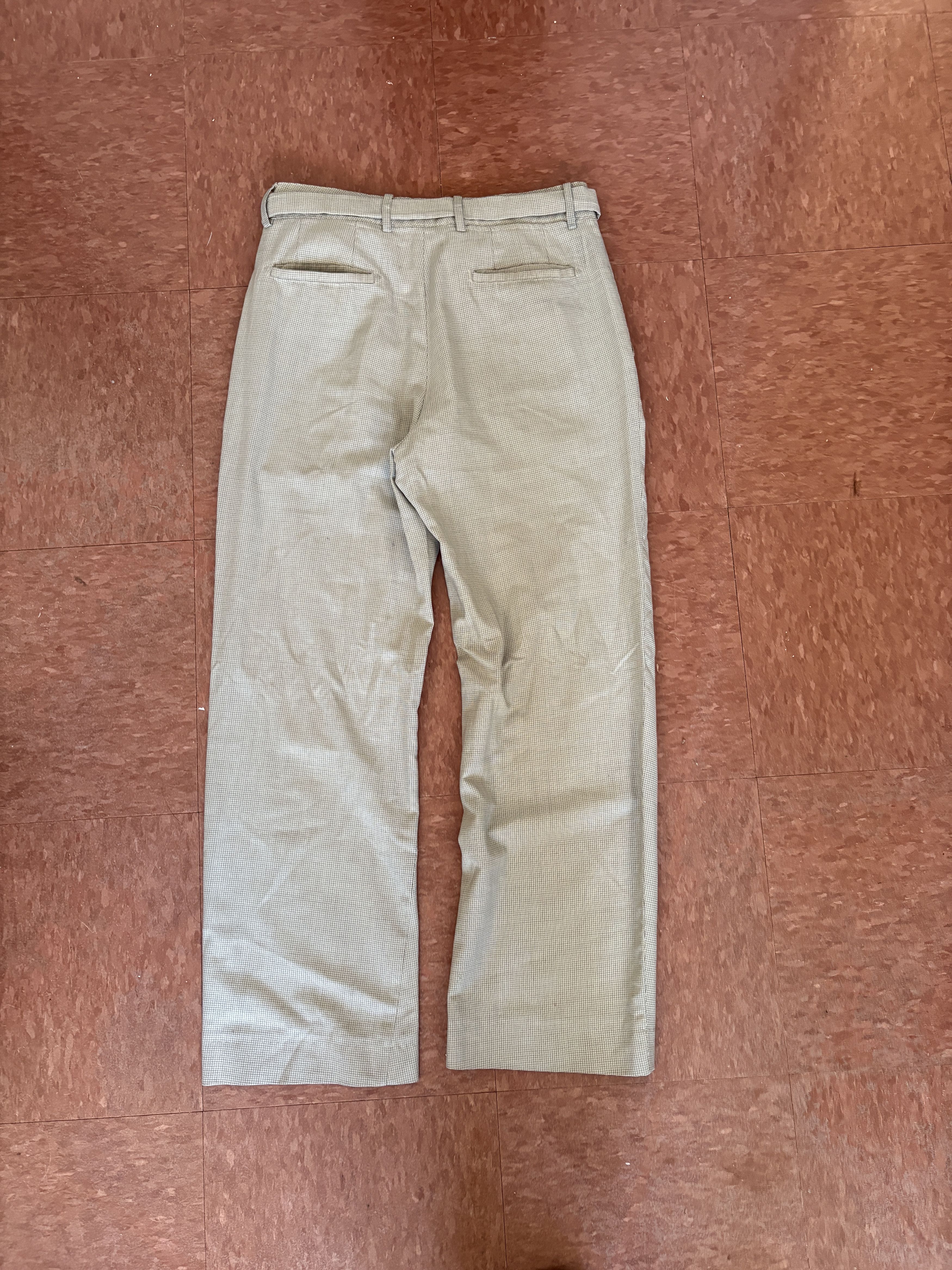 Maison Margiela Martin Margiela SS01 (Line 10) Checkered Belt Pants Size US 30 / EU 46 - 3 Thumbnail