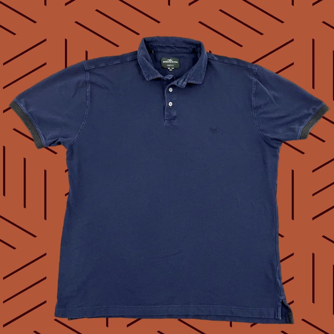 Rodd & Gunn RODD & GUNN Polo Shirt Mens 2XL XXL Sports Fit Blue Short Sleeve Preppy Casual Size US XXL / EU 58 / 5 - 1 Thumbnail