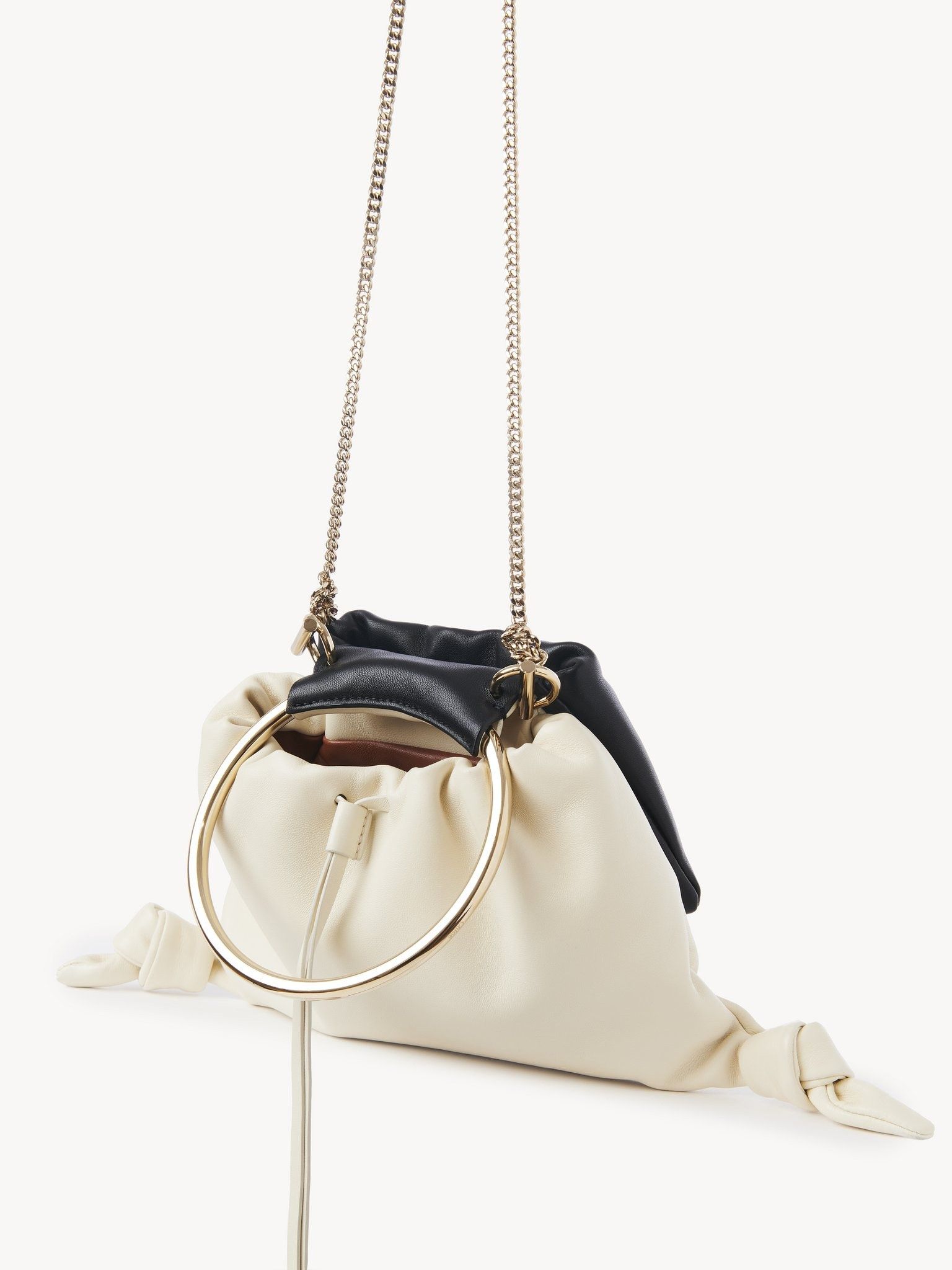 Chloe o1loc1c1224 Size: OS / CHC23 Arlene Pouch in White/Black Size ONE SIZE - 3 Thumbnail