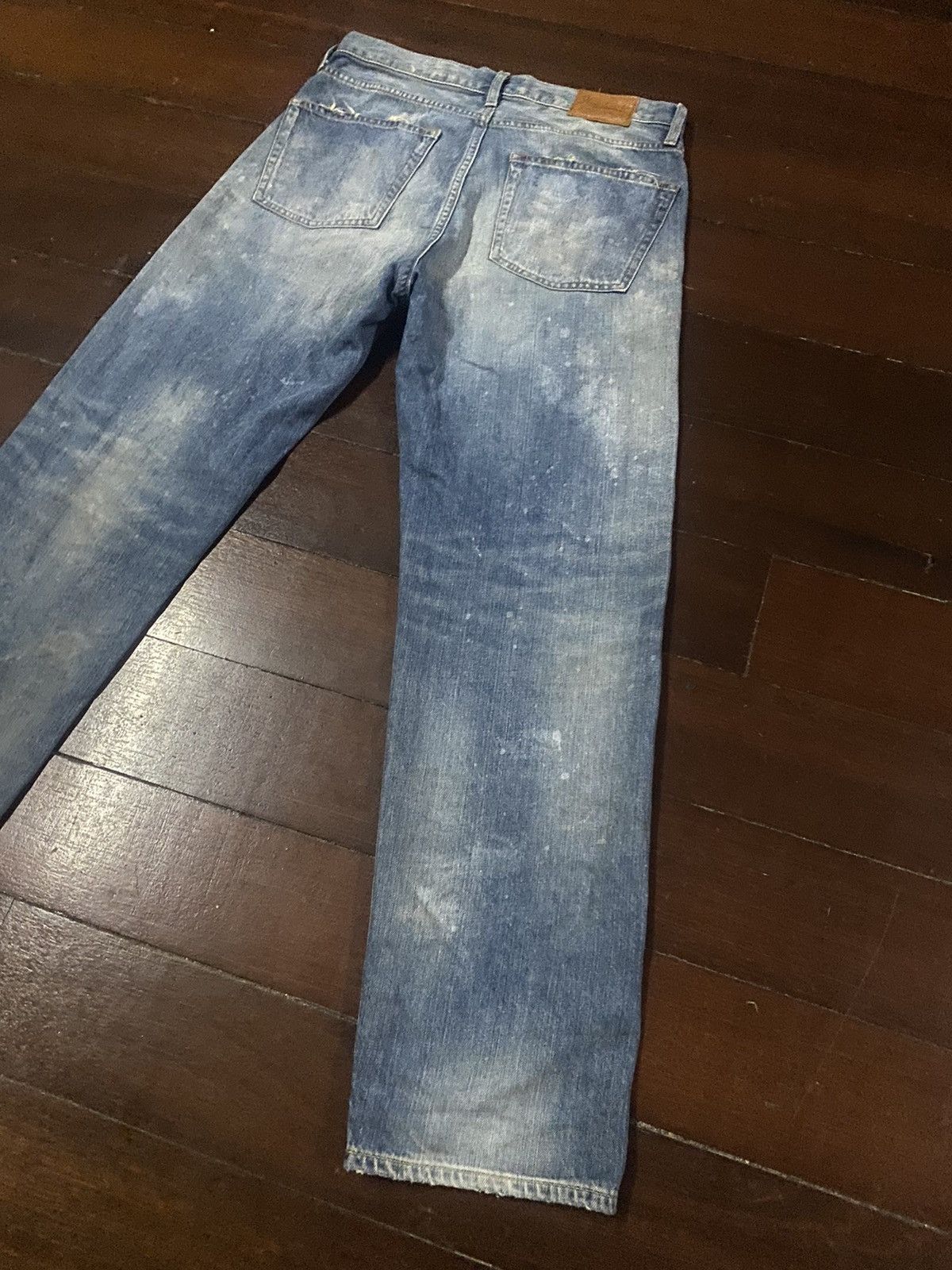 Japanese Brand × Journal Standard FIRE 🔥 JOURNAL STANDARD HOMESTEAD DISTRESSED FLARE JEANS Size US 33 - 12 Thumbnail