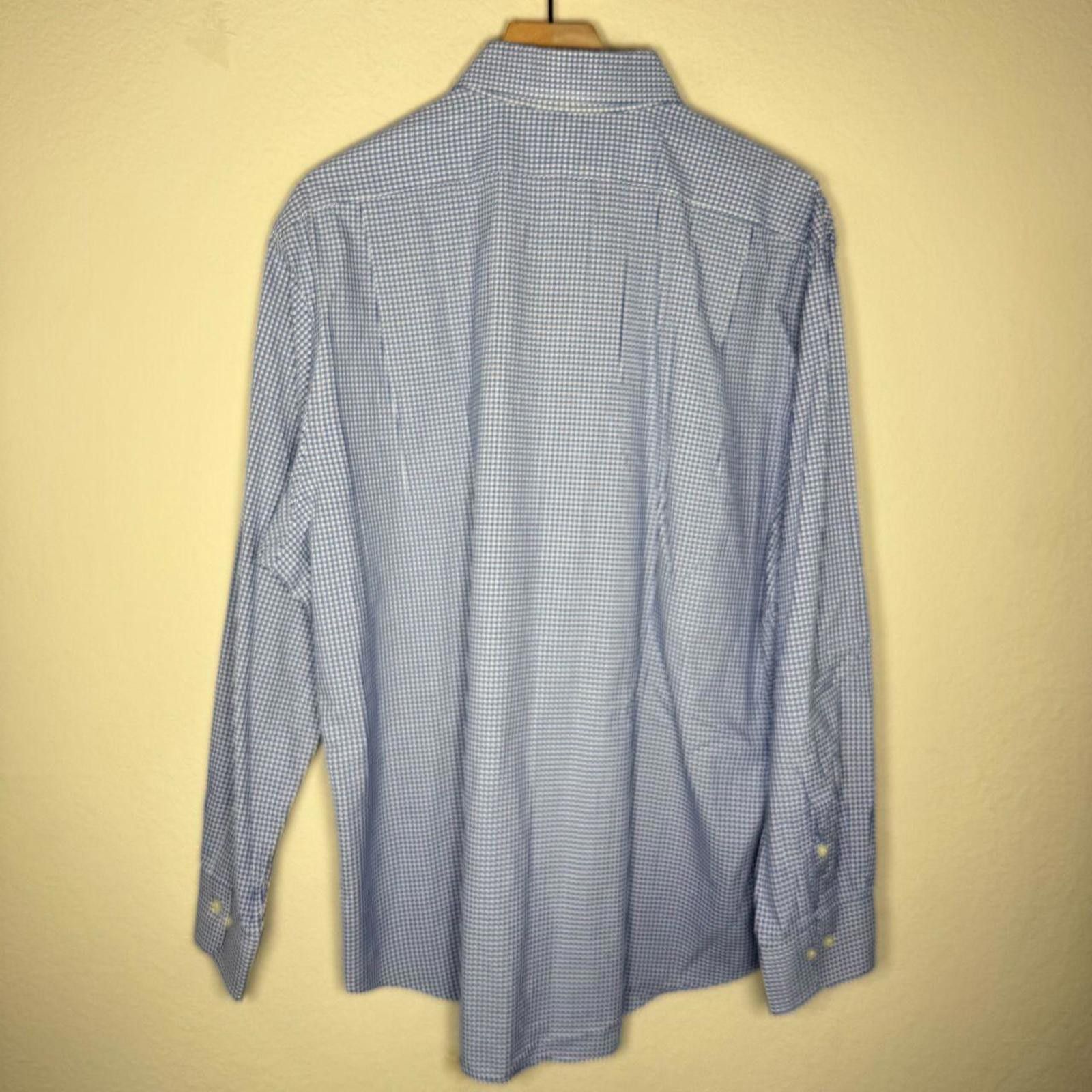 Lauren Ralph Lauren Ralph Lauren Shirt Men's 18 Blue Cotton Regent Custom Fit Size US M / EU 48-50 / 2 - 5 Thumbnail