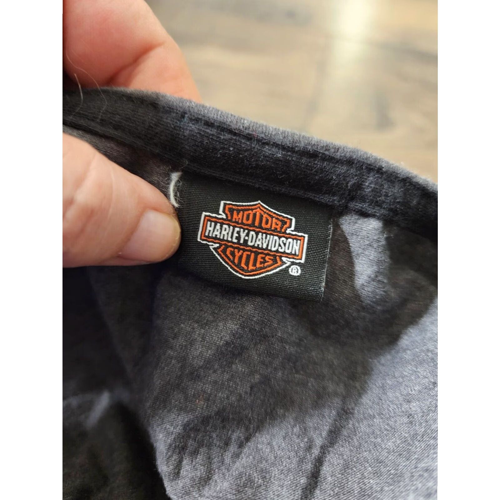 Harley Davidson Retro Harley Davidson Women's Gray Tank Top Double Sided Graphic Print Size L / US 10 / IT 46 - 6 Thumbnail