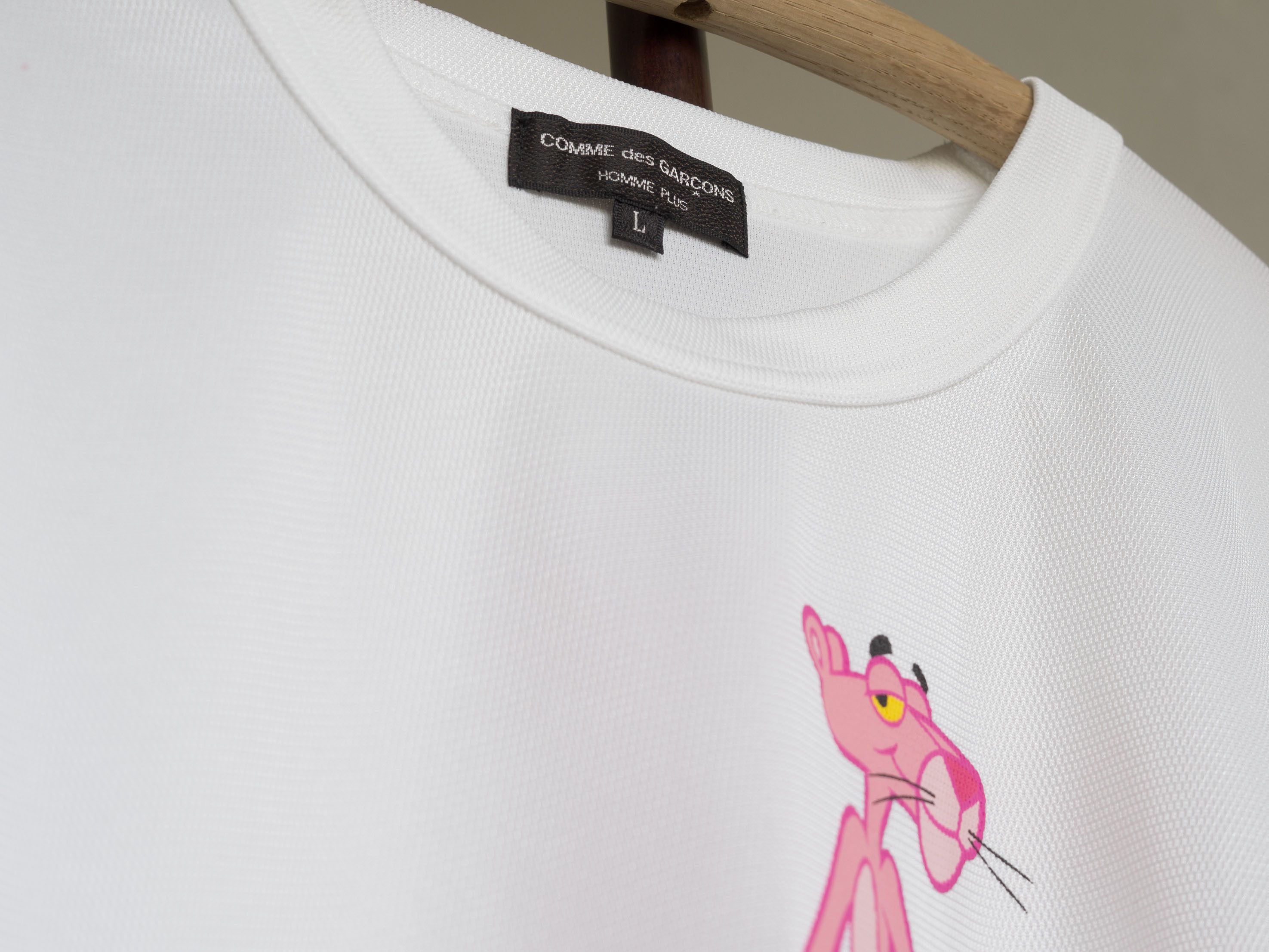 Comme des Garcons Homme Plus SS2005 COMME des GARÇONS HOMME PLUS PINK PANTHER T-SHIRT Size US L / EU 52-54 / 3 - 7 Thumbnail