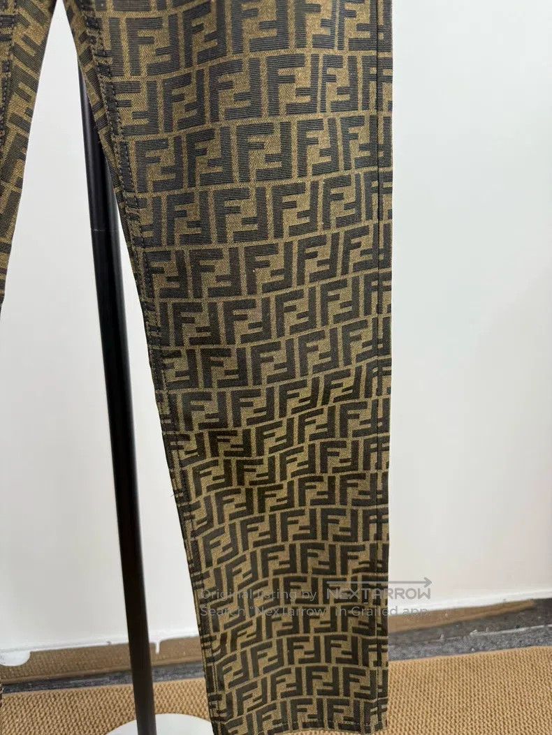 Fendi Fendi All-over print denim pants Size US 29 - 6 Thumbnail