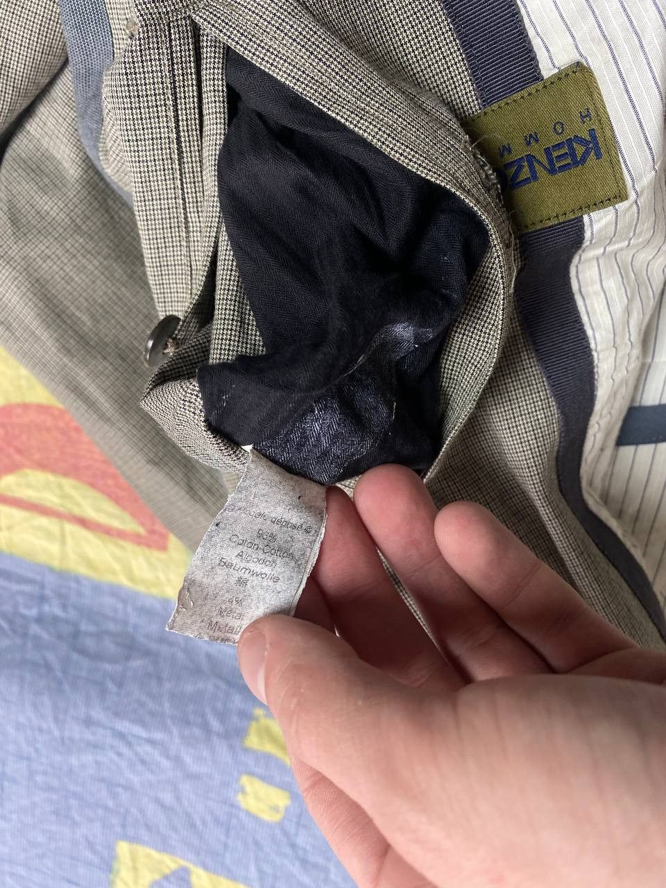 Kenzo VINTAGE KENZO Blazer Size 46L - 12 Thumbnail
