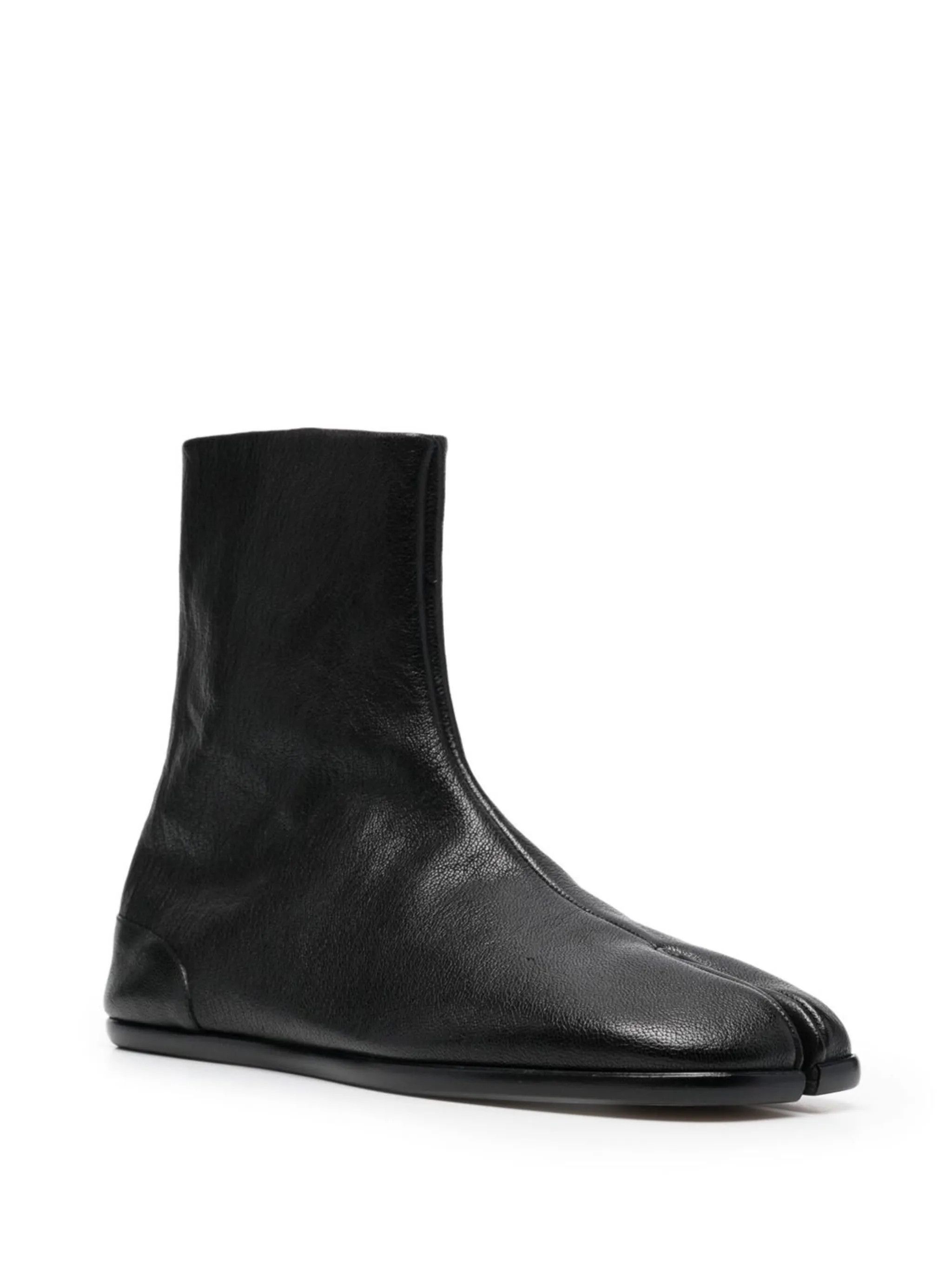 Maison Margiela o1w1db11225 Tabi Flat Ankle Boots in Black Size US 10 / EU 43 - 2 Thumbnail