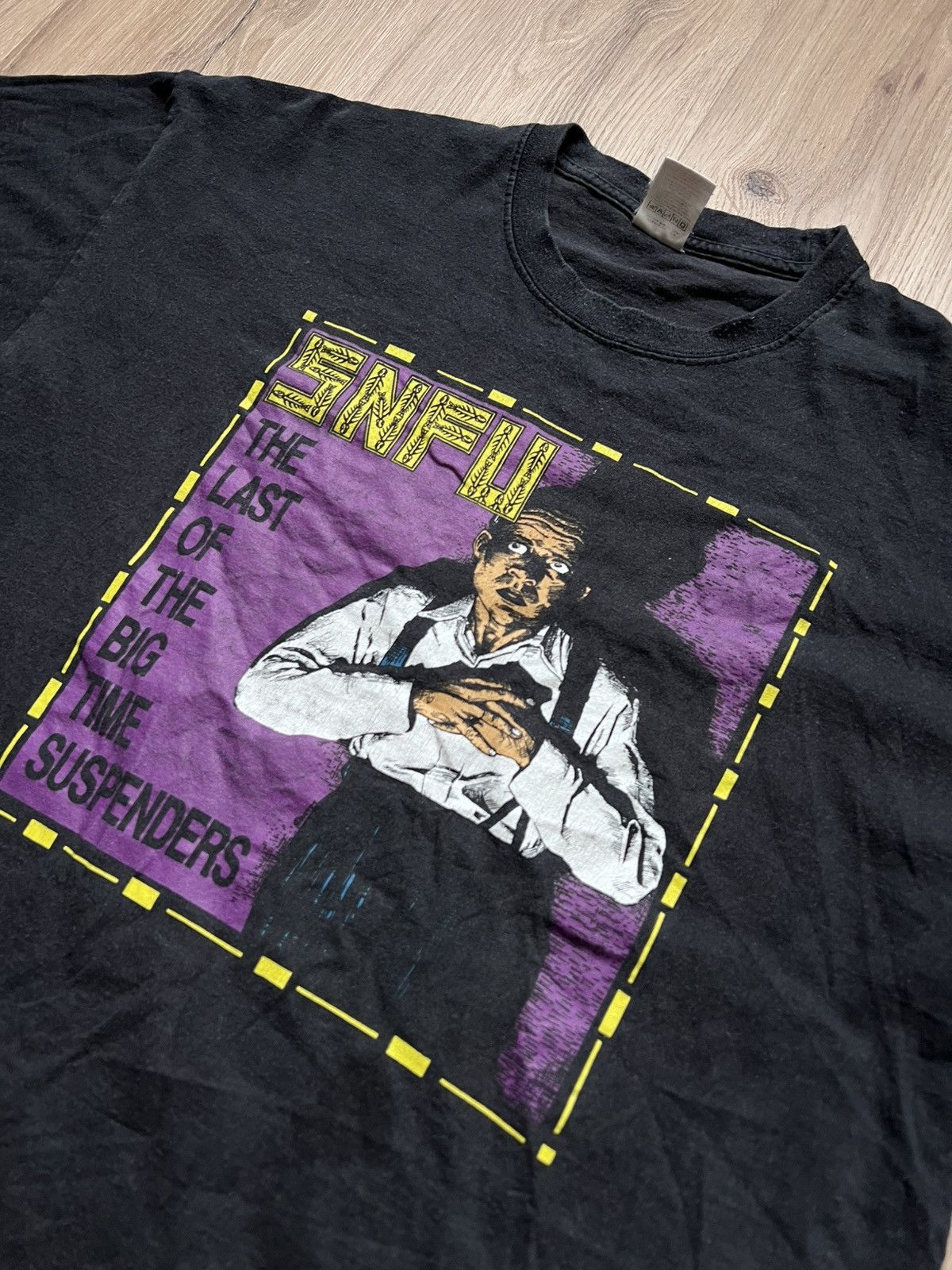 Band Tees × Vintage Vintage SNFU The Last Of The Big Time Suspenders Size US XL / EU 56 / 4 - 3 Thumbnail