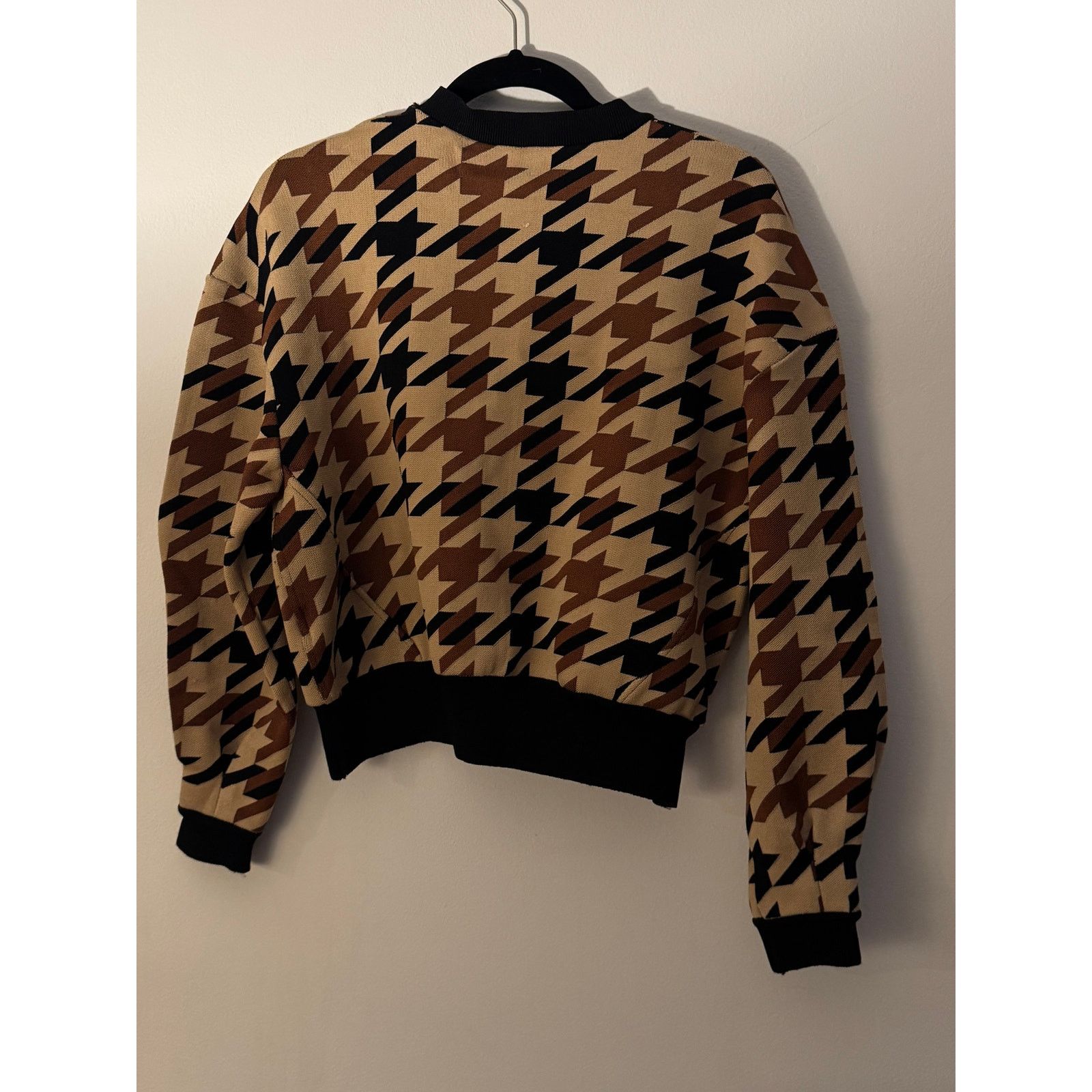Other HAIGHT Houndstooth Long Sleeve Sweater Size S / US 4 / IT 40 - 2 Thumbnail
