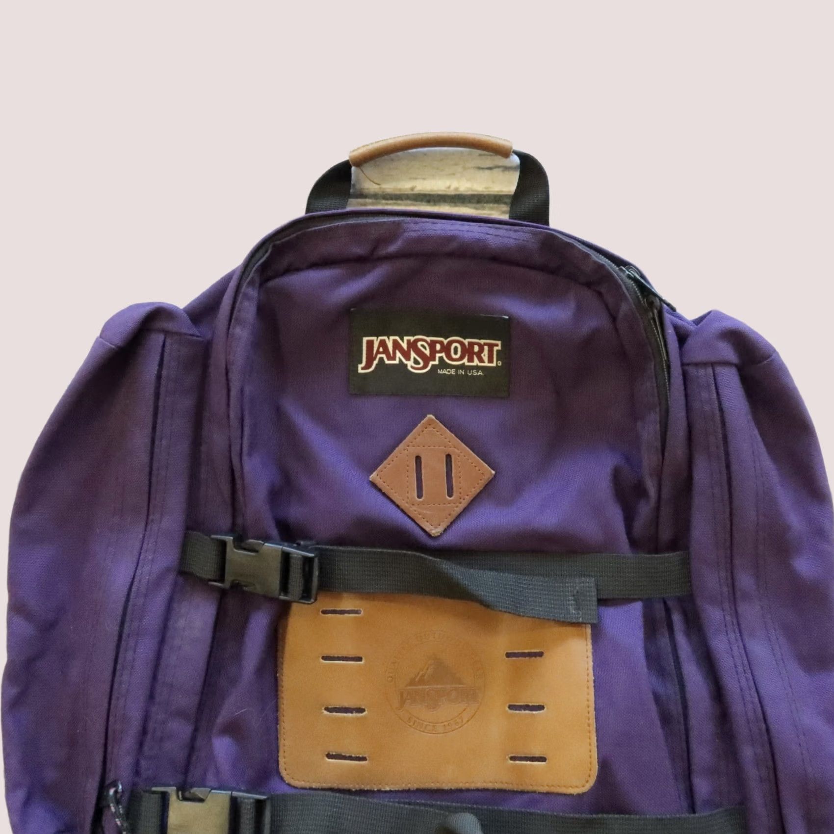 Jansport Jansport Faux Leather Backpack | Grailed