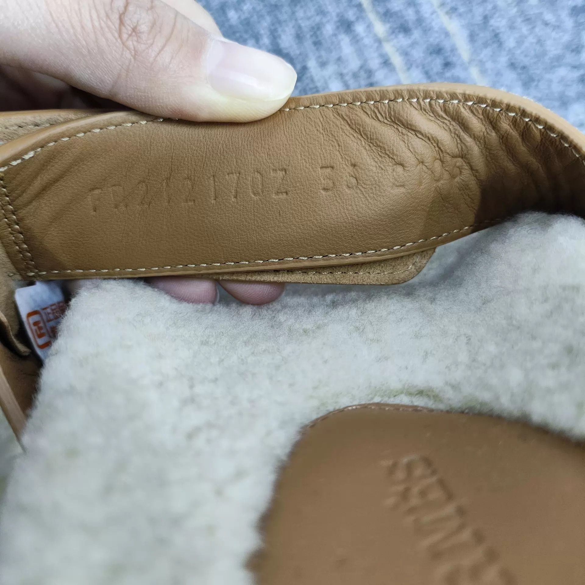 Hermes Hermès Suede Slippers Camel 36 New 260304HS18M06 Size US 5.5 / IT 35.5 - 3 Thumbnail