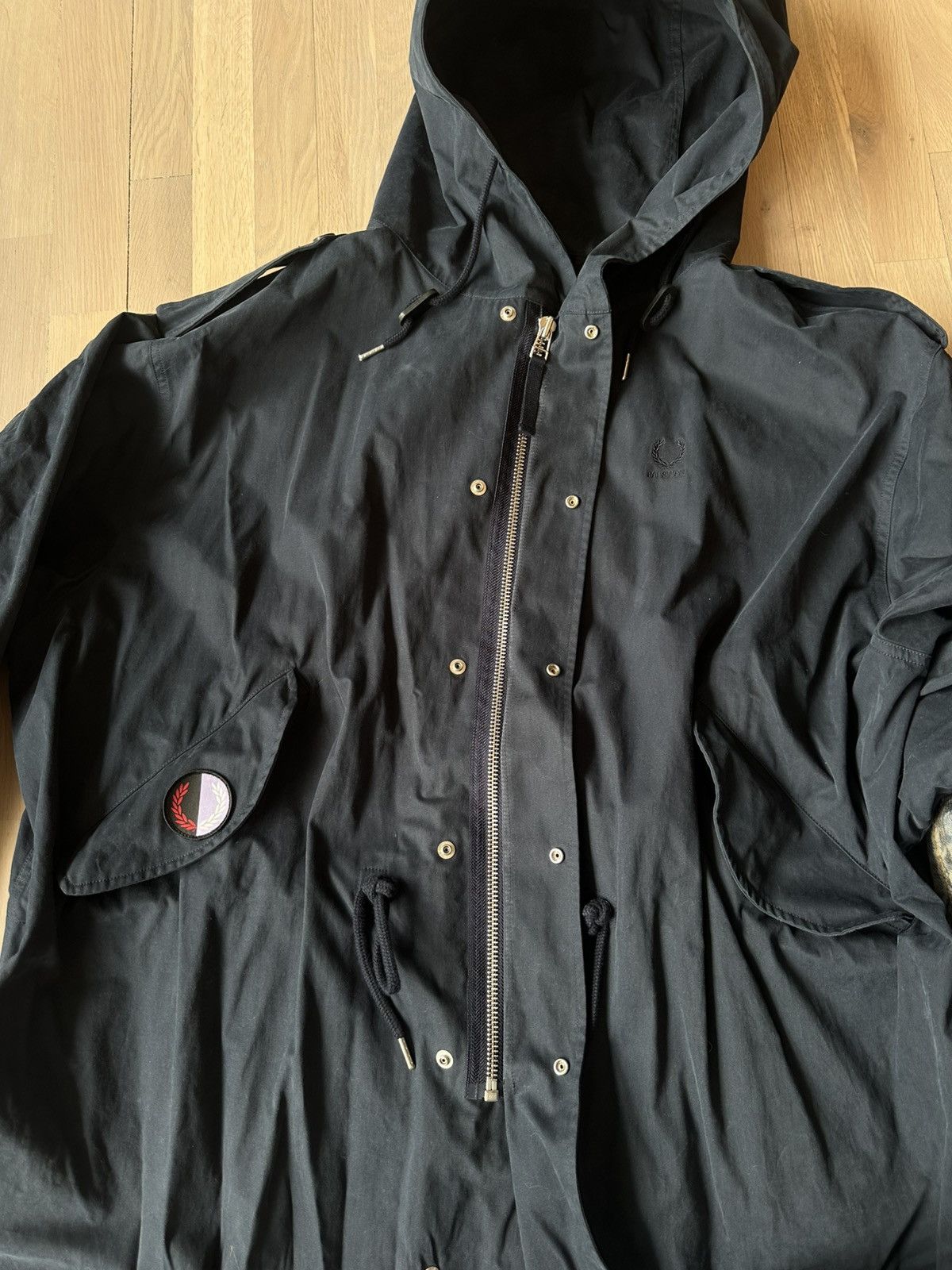 Fred Perry × Raf Simons RAF SIMONS X FRED PERRY PARKAS NAVY Size US XL / EU 56 / 4 - 9 Thumbnail