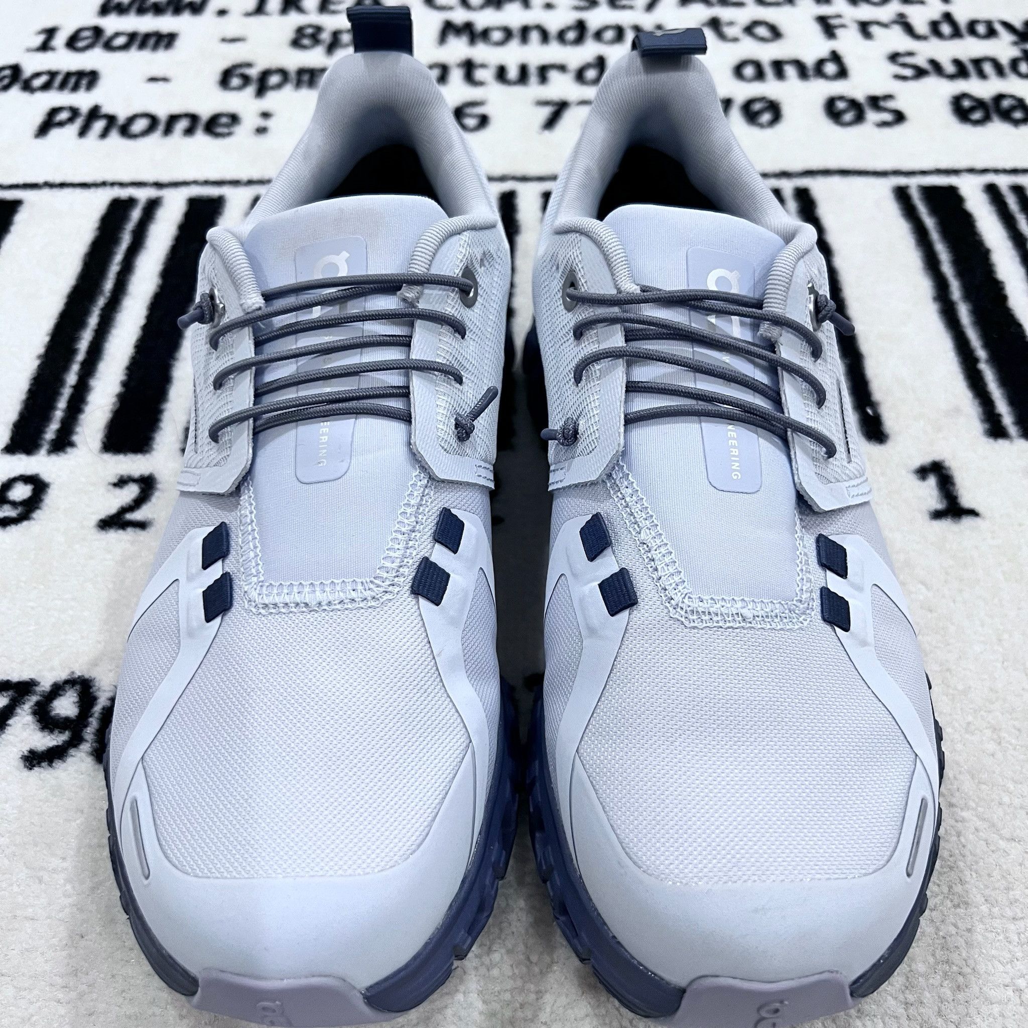 On On Cloud 6 Waterproof Women Running Shoes - Heather Metal Size US 6 / IT 36 - 2 Thumbnail
