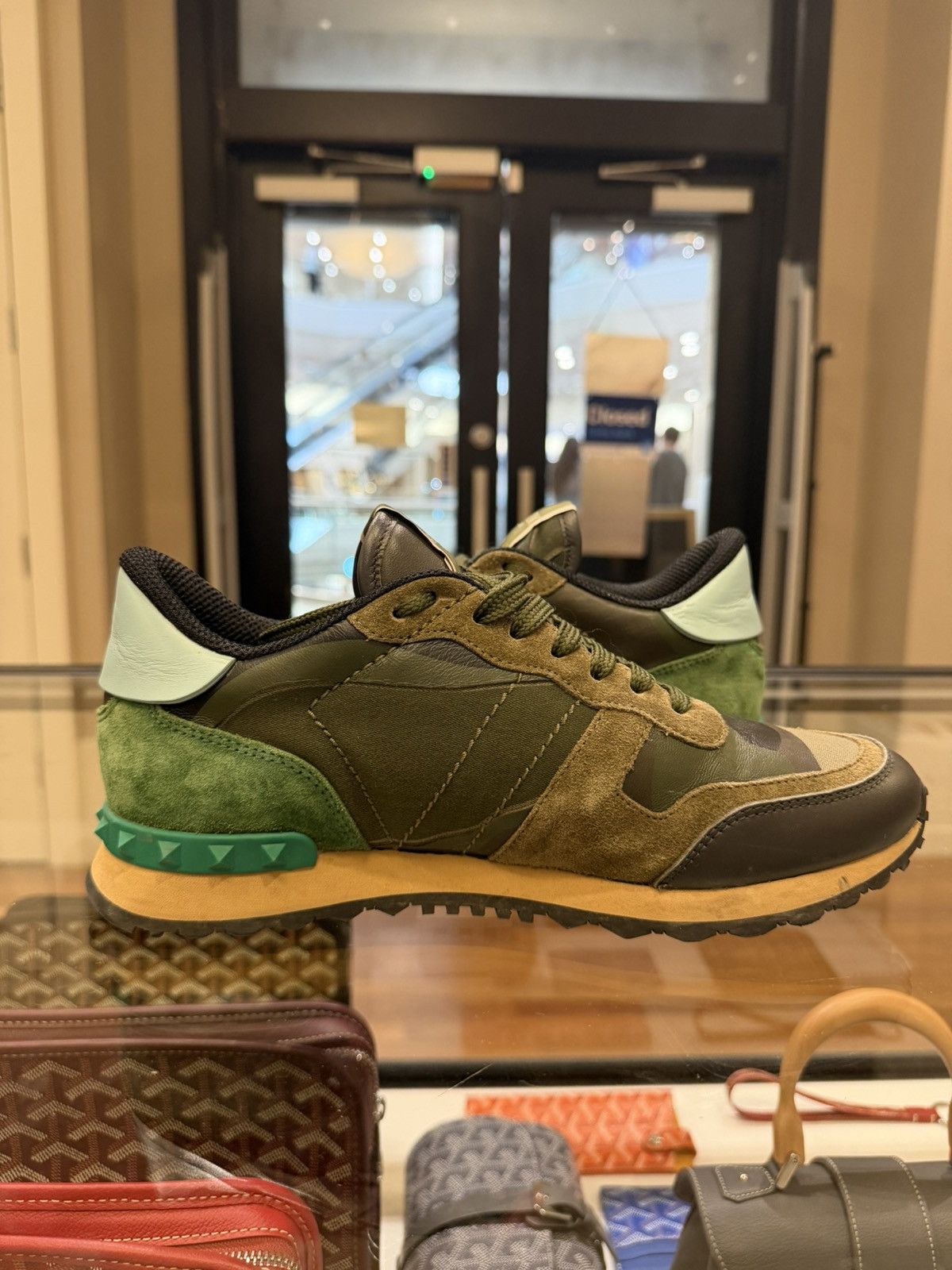 Valentino Valentino Garvani Rockrunner - Green Camo Size US 6 / EU 39 - 4 Thumbnail