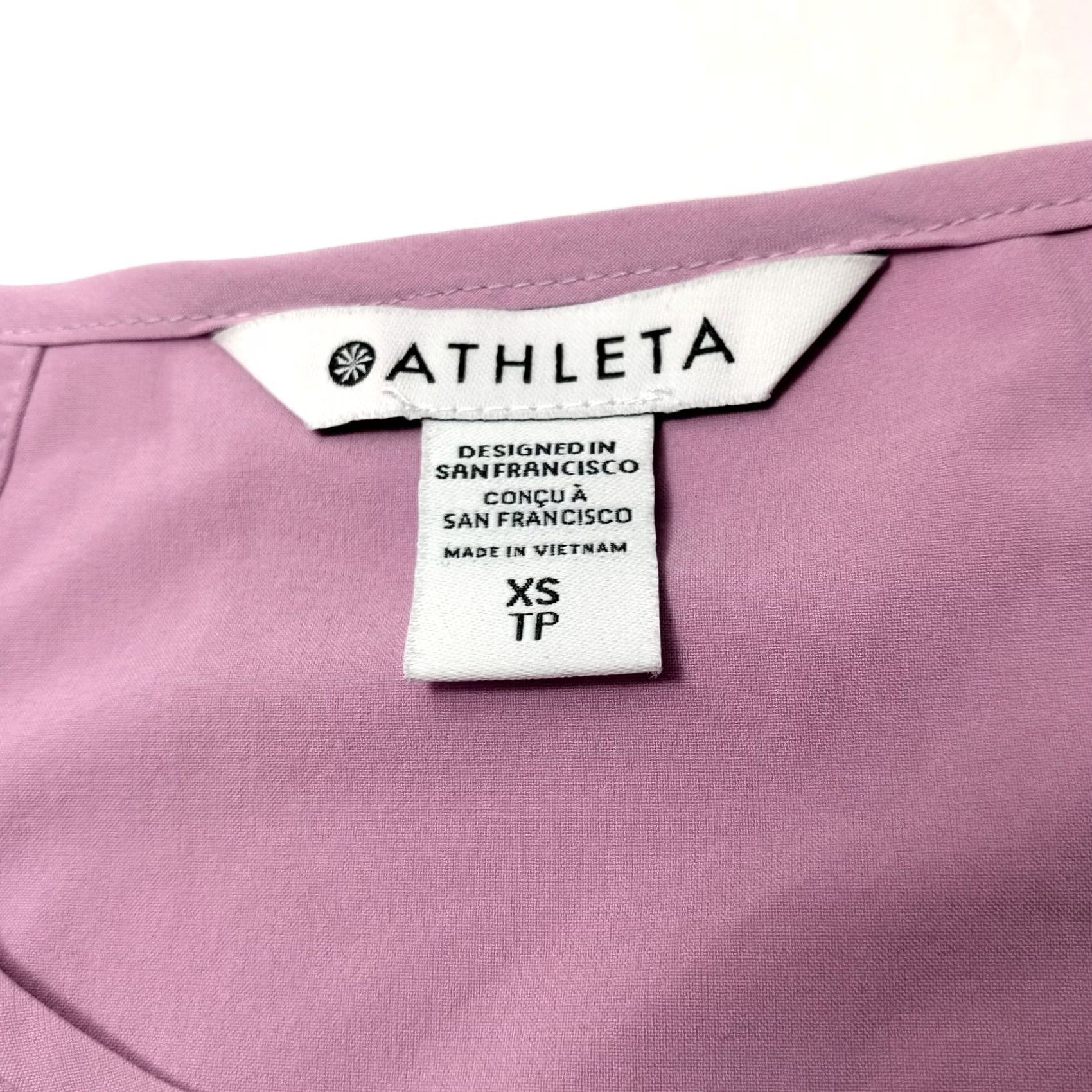 Athleta Athleta Zephyr Refined Tank Top Shirt Women XS Purple Camisole Stretch Sleeveless Round Neck Pullover Wide Strap Size XS / US 0-2 / IT 36-38 - 6 Thumbnail