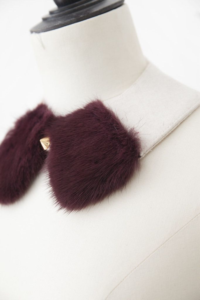 Fendi Fendi cashmere & mink collar Size ONE SIZE - 3 Thumbnail