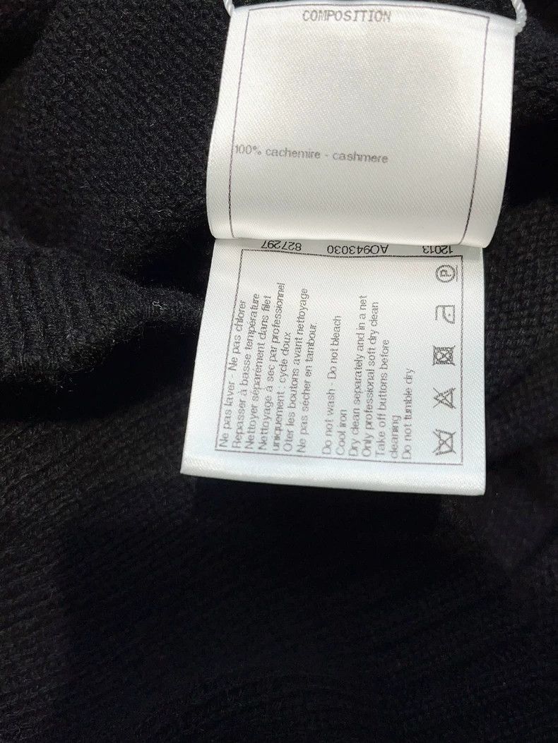 Chanel Chanel Black short-sleeved cashmere dress Size XS / US 0-2 / IT 36-38 - 6 Thumbnail
