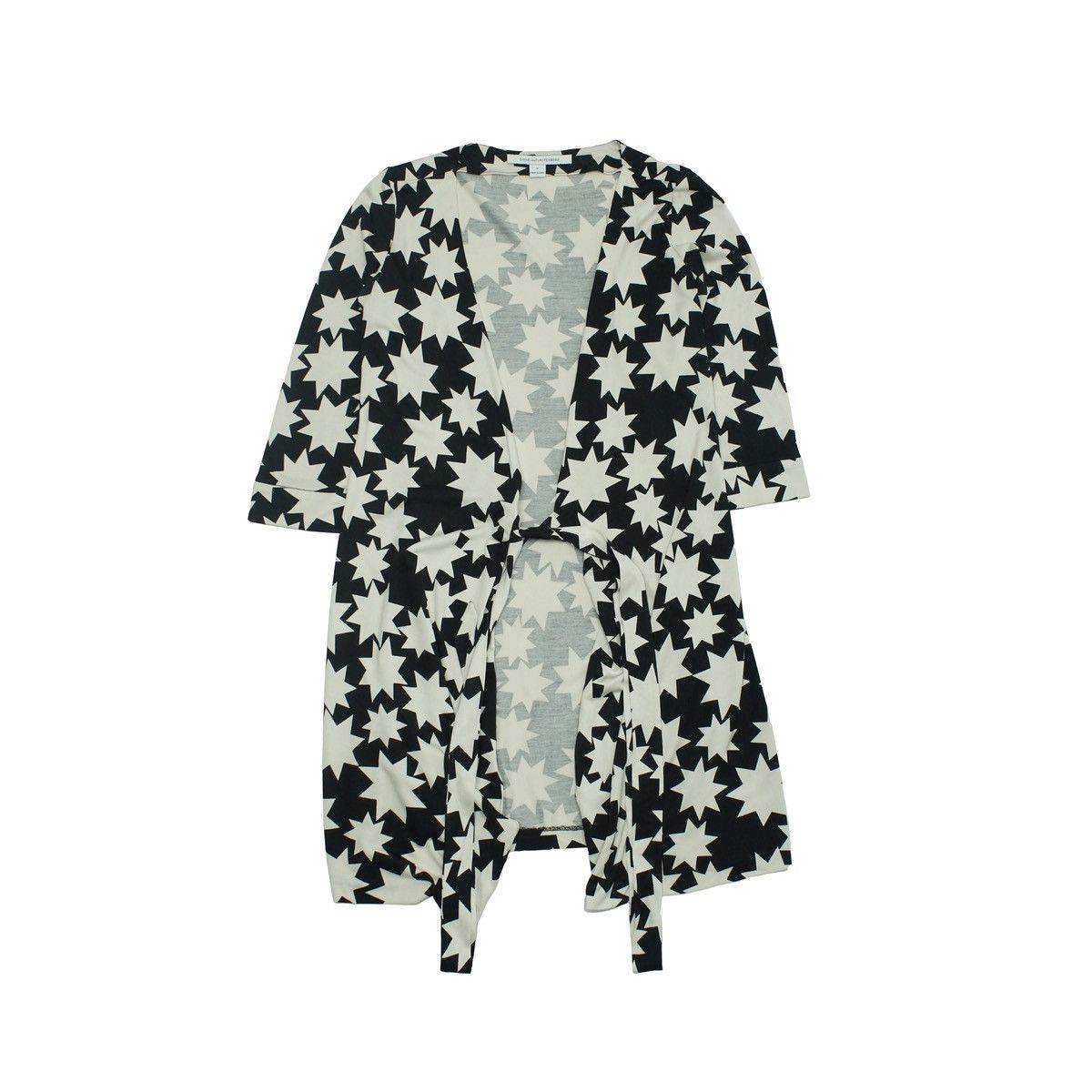 Diane von Furstenberg DVF printed silk empire line dress | Grailed