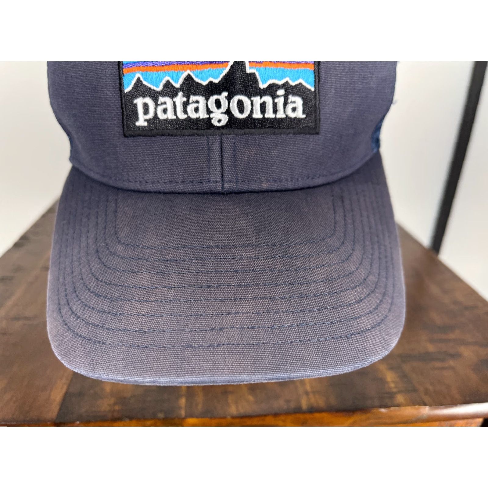 Patagonia Patagonia Hat Cap Snap Back Adult One Size Blue Fitz Roy Embroider Trucker Duck Hat/Cap Size ONE SIZE - 3 Thumbnail