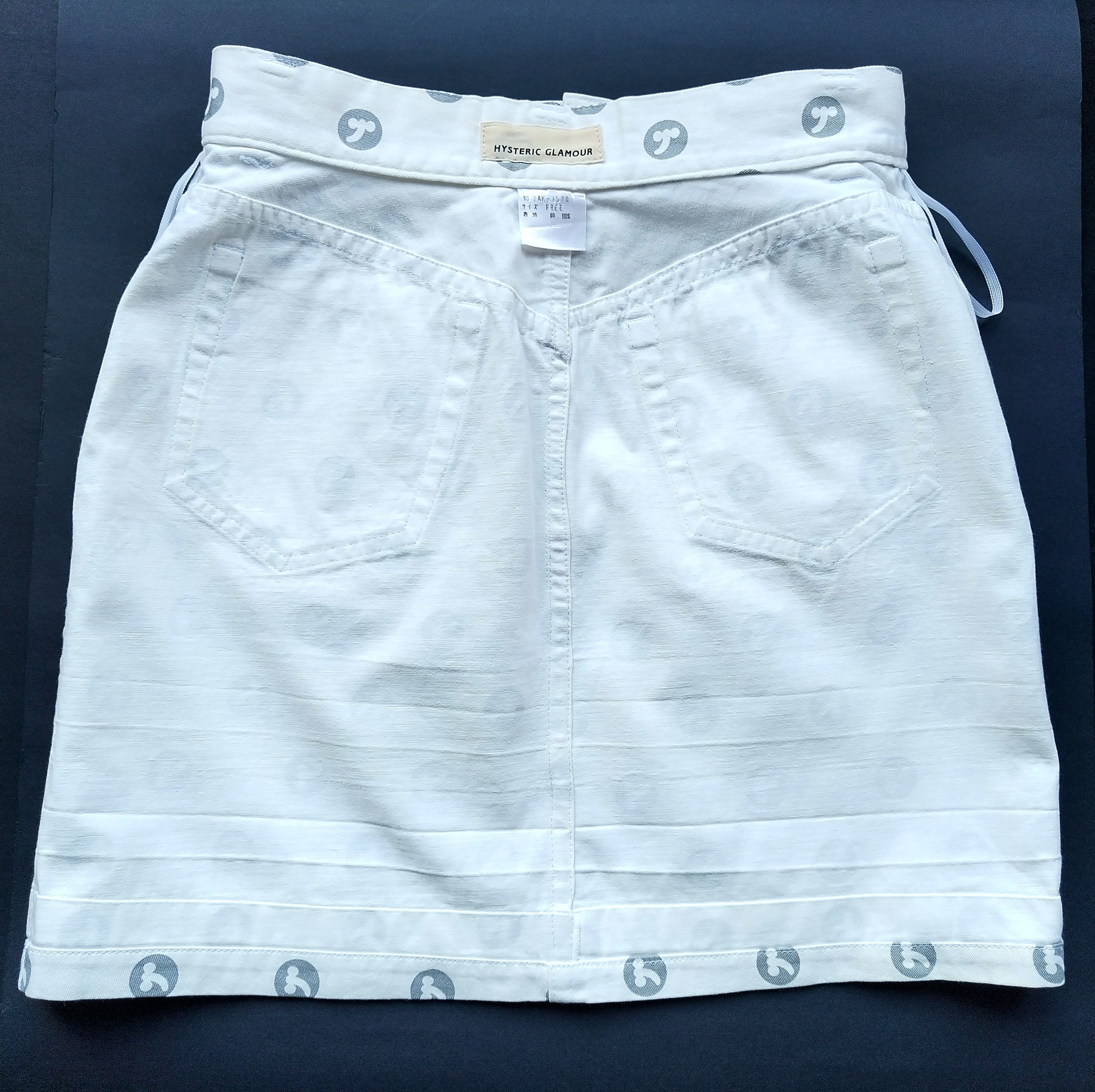 Hysteric Glamour Mini d*cks print mini skirt Size 26" / US 2 / IT 38 - 7 Thumbnail