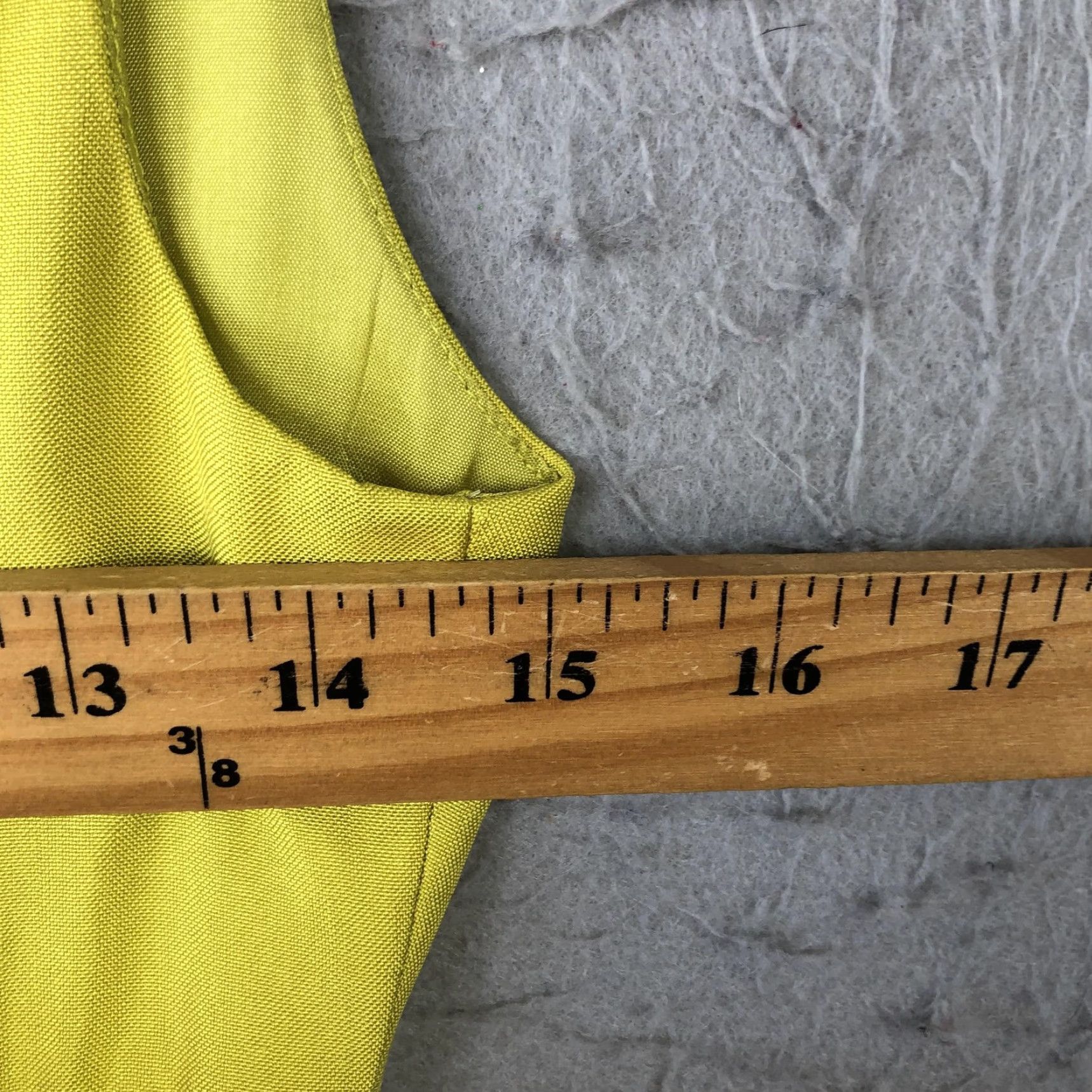Vintage Kay Unger Dress Womens 4 Yellow Silk Sheath Wood Beaded Waist Belt Cocktail Glam Size S / US 4 / IT 40 - 3 Thumbnail