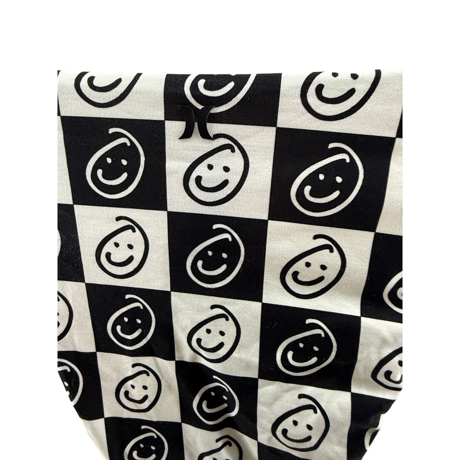 Hurley Hurley Black White Smiley Plaid Scoop Bralette Bikini Top M Size M / US 6-8 / IT 42-44 - 4 Thumbnail