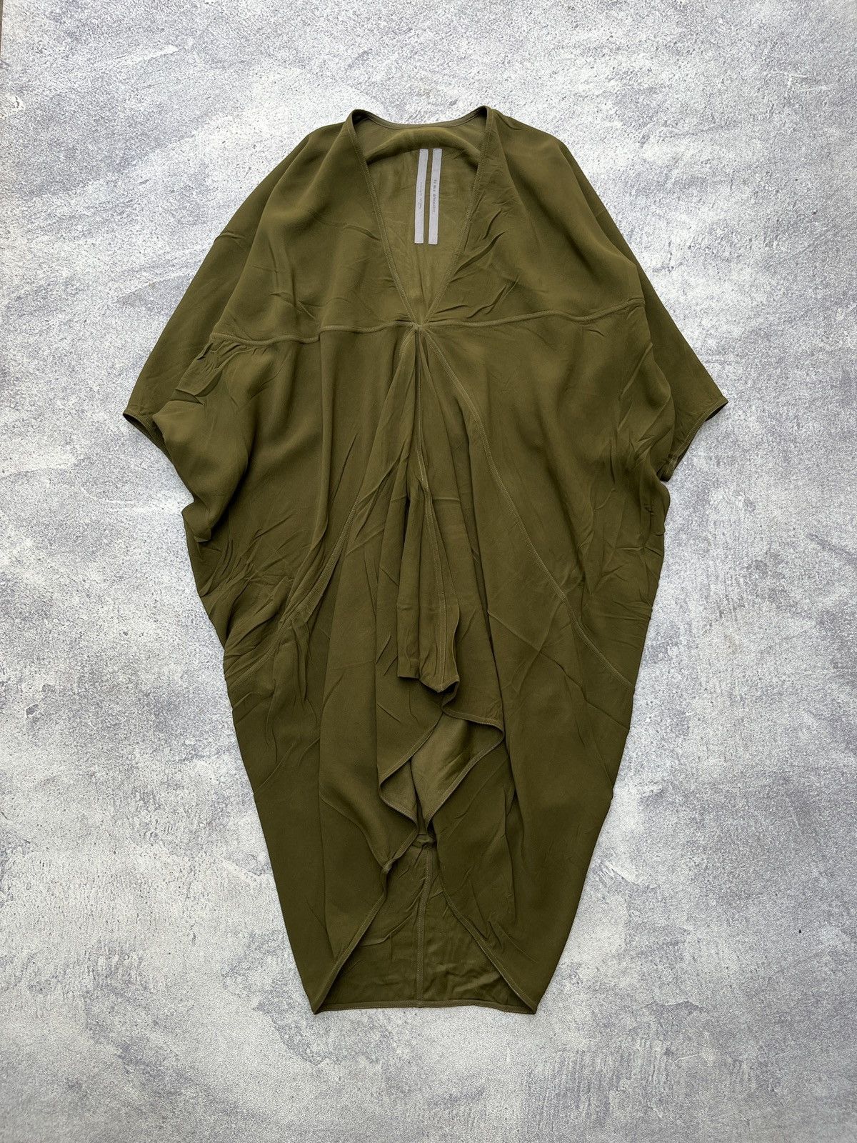 Rick Owens Rick Owens Sisyphus F/W18 Dirty Green Dress Size S / US 4 / IT 40 - 2 Thumbnail