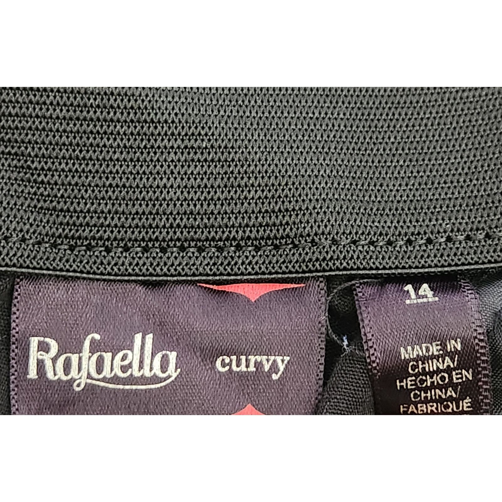 Other Rafaella Black Curvy Flat Front Cropped Pants 14 Size 36" / US 14 / IT 50 - 4 Thumbnail