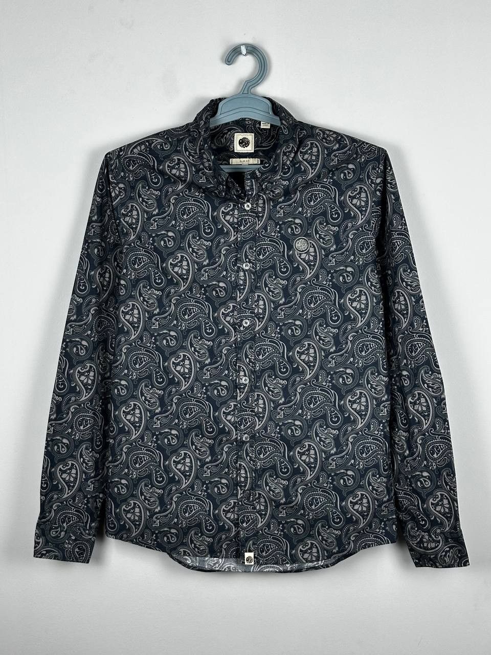 Pretty Green Pretty Green Mens Long Sleeve Paisley Shirt Size US M / EU 48-50 / 2 - 1 Thumbnail