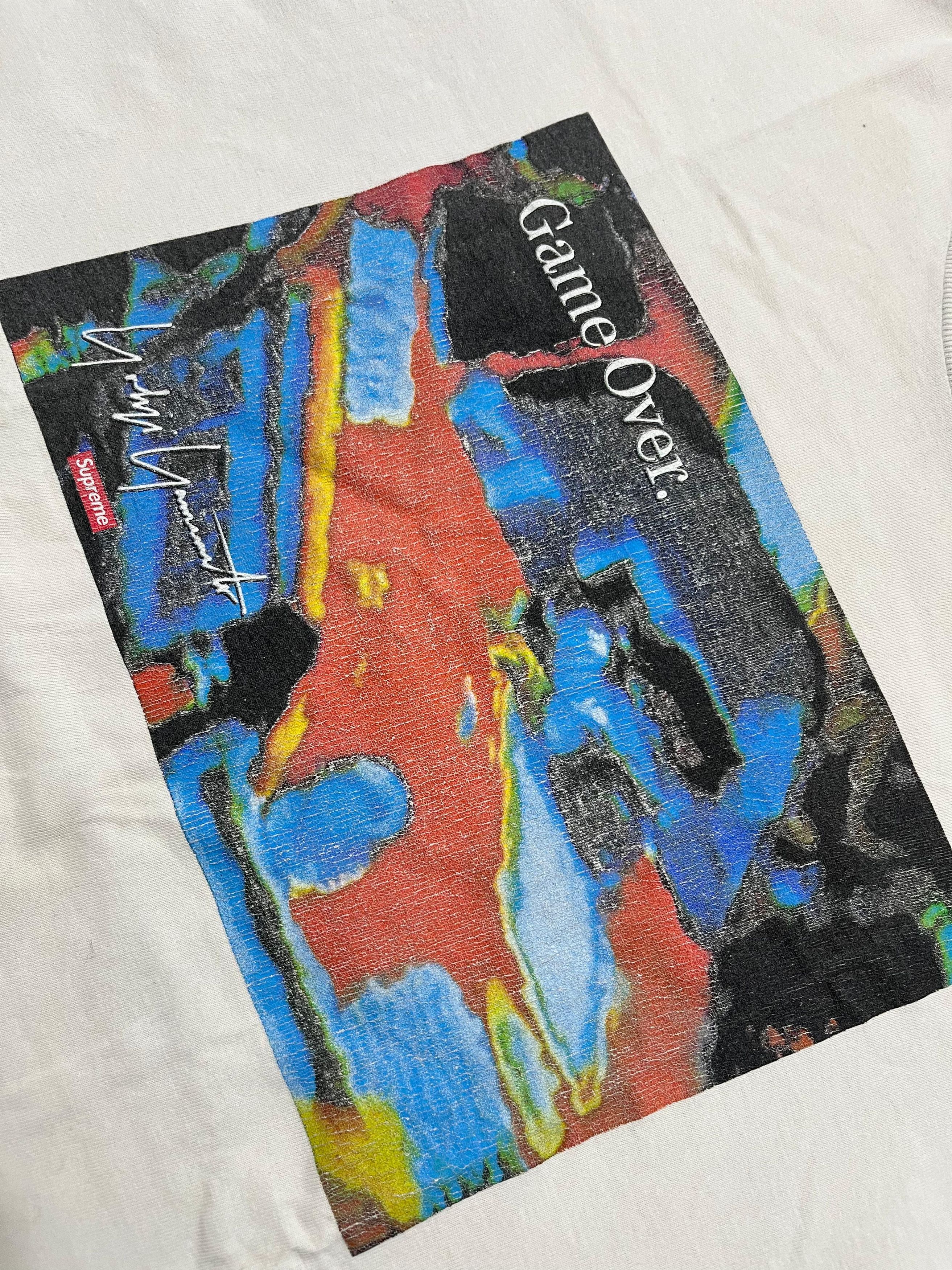 Supreme × Yohji Yamamoto Supreme x Yohji Yamamoto Game Over Tshirt Size US L / EU 52-54 / 3 - 4 Thumbnail
