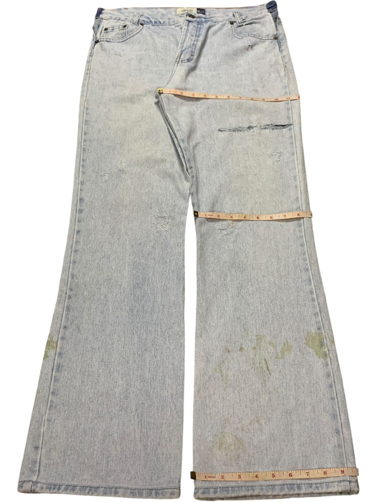 Japanese Brand Vintage Japanese Brand Light Wash High Rise Bootcut Jeans Size 34" / US 12 / IT 48 - 14 Thumbnail