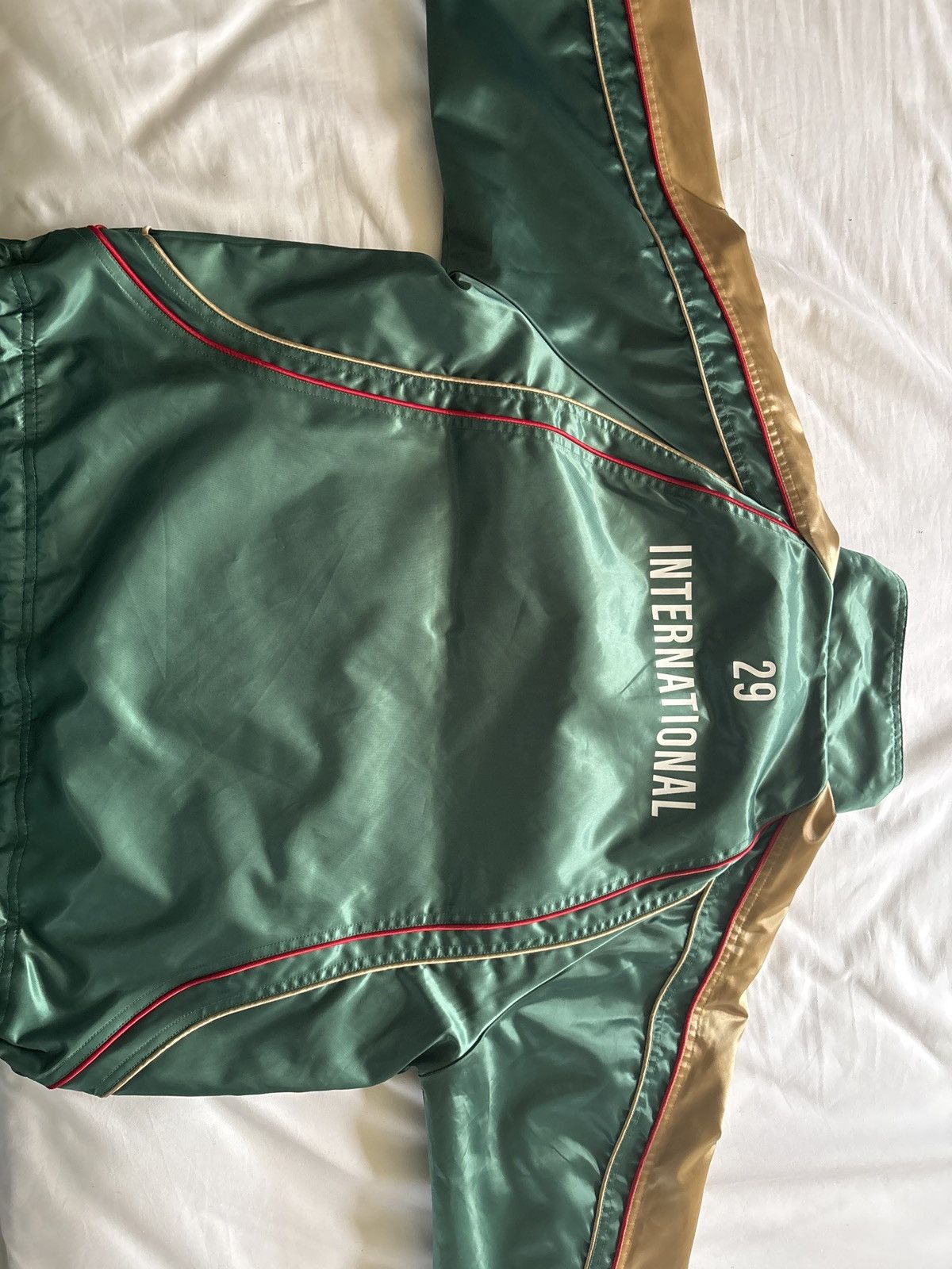 Supreme Supreme Satin Piping Pullover "Green" Jacket Size US S / EU 44-46 / 1 - 6 Thumbnail