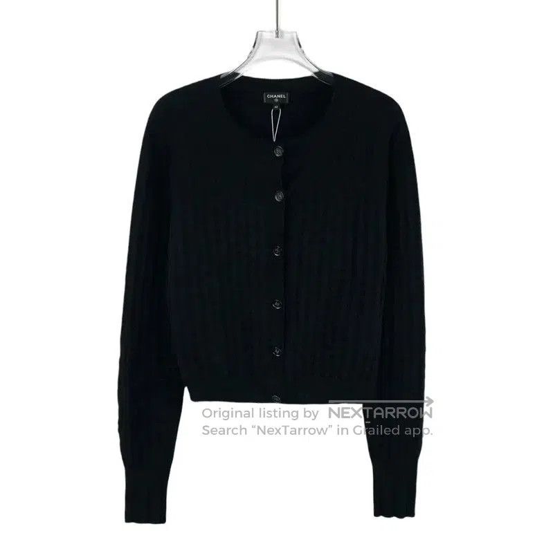 Chanel Chanel Black Cashmere Women's Cardigan . Size XXS / US 00 / IT 34 - 1 Thumbnail